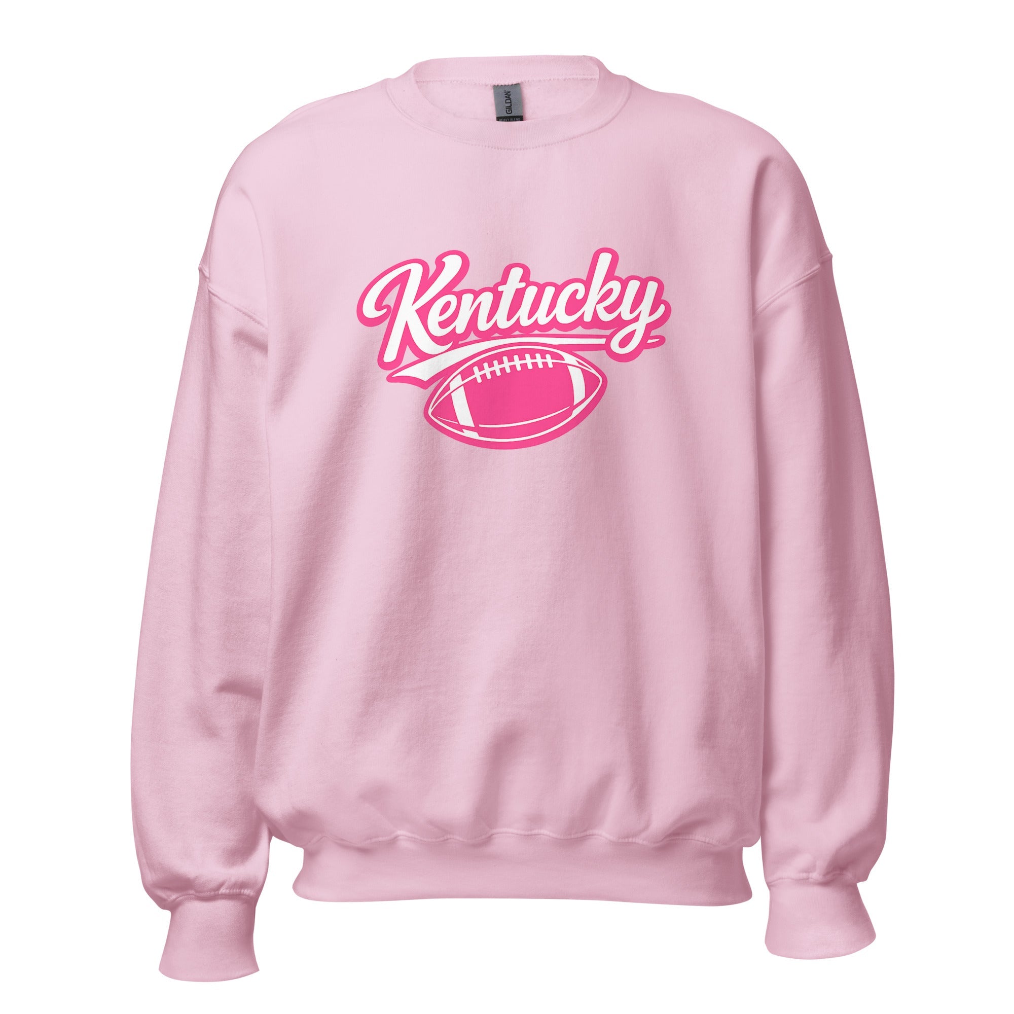 Kentucky Pink Script Ball Sweatshirt | Minimal Sports Design | Classic Crewneck - Bluegrass Elite Apparel LLC