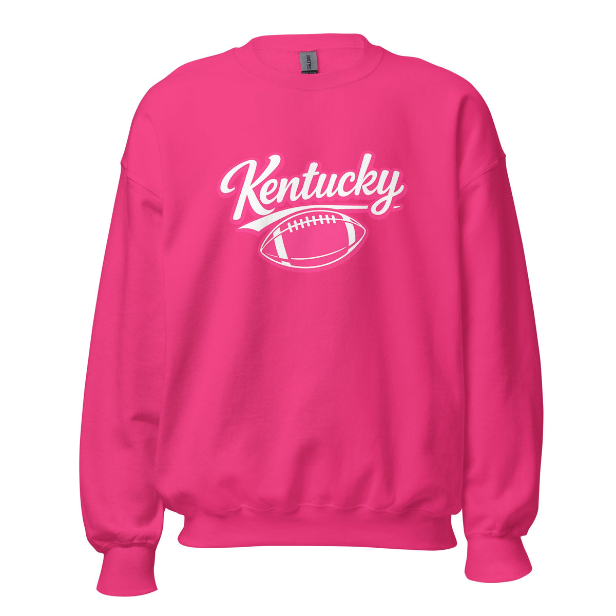 Kentucky Pink Script Ball Sweatshirt | Minimal Sports Design | Classic Crewneck - Bluegrass Elite Apparel LLC