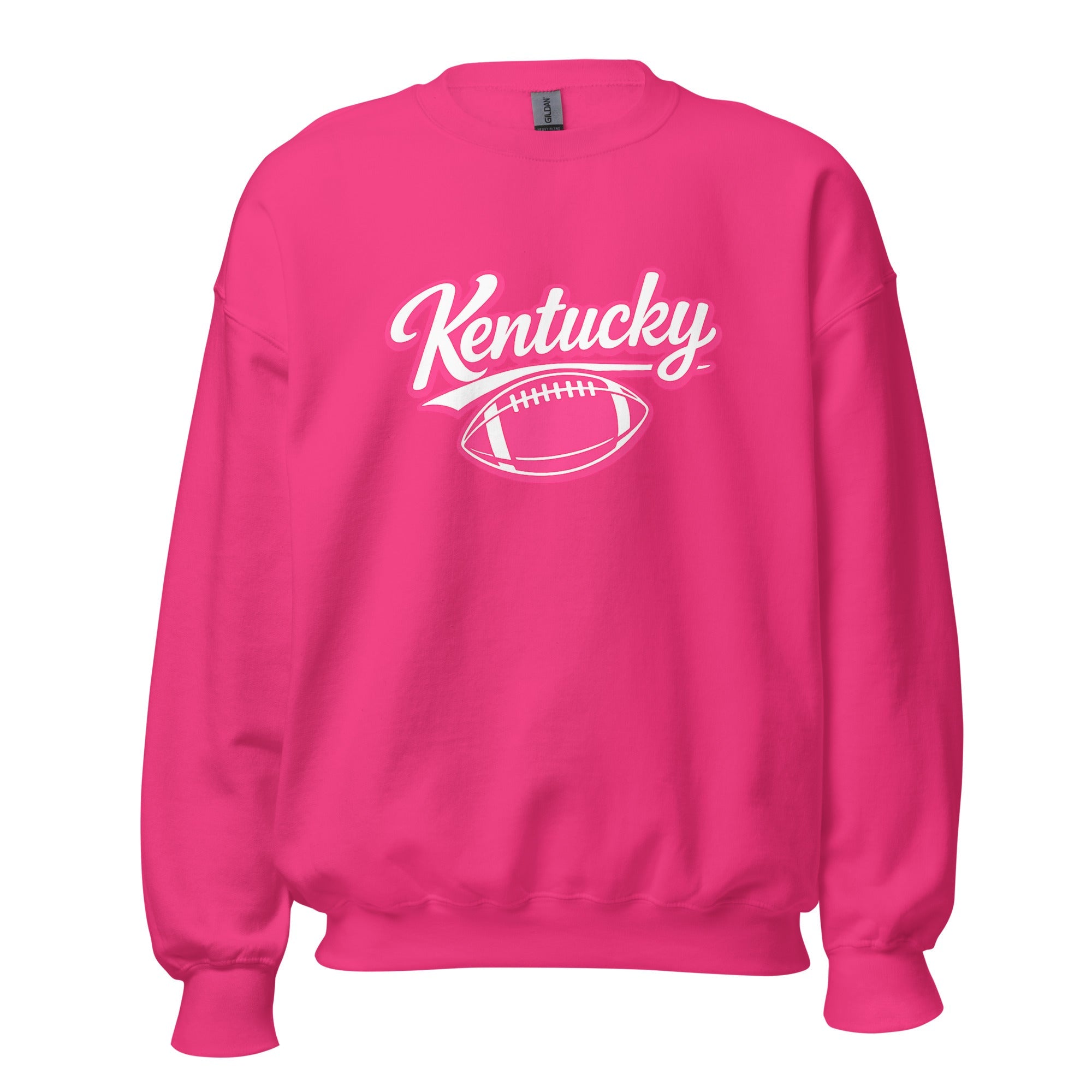 Kentucky Pink Script Ball Sweatshirt | Minimal Sports Design | Classic Crewneck - Bluegrass Elite Apparel LLC