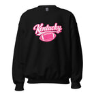 Kentucky Pink Script Ball Sweatshirt | Minimal Sports Design | Classic Crewneck - Bluegrass Elite Apparel LLC