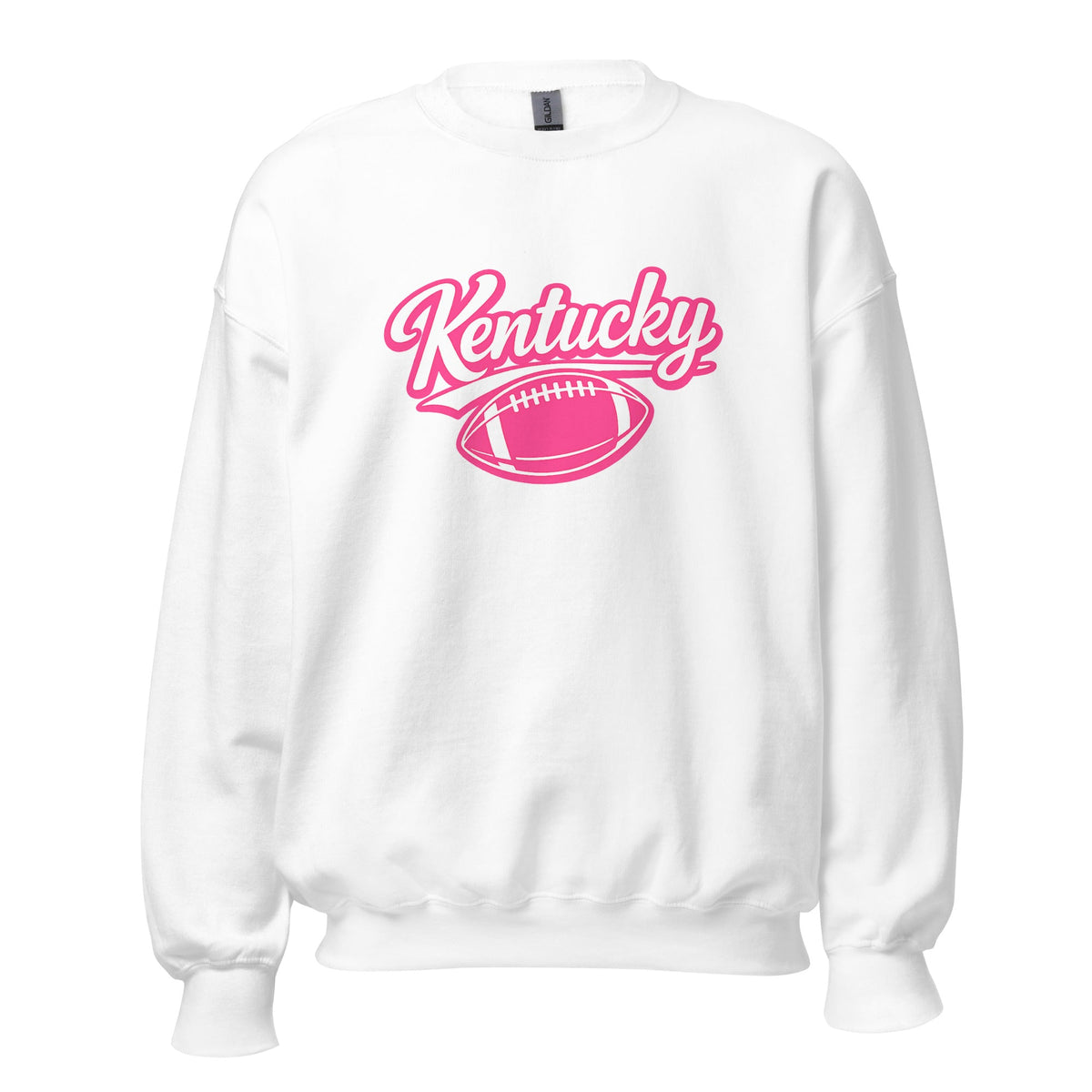 Kentucky Pink Script Ball Sweatshirt | Minimal Sports Design | Classic Crewneck - Bluegrass Elite Apparel LLC