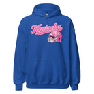 Kentucky Pink Script Helmet Hoodie | Minimal Sports Design | Classic Fleece Pullover - Bluegrass Elite Apparel LLC