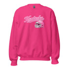 Kentucky Pink Script Helmet Sweatshirt | Minimal Sports Design | Classic Crewneck - Bluegrass Elite Apparel LLC