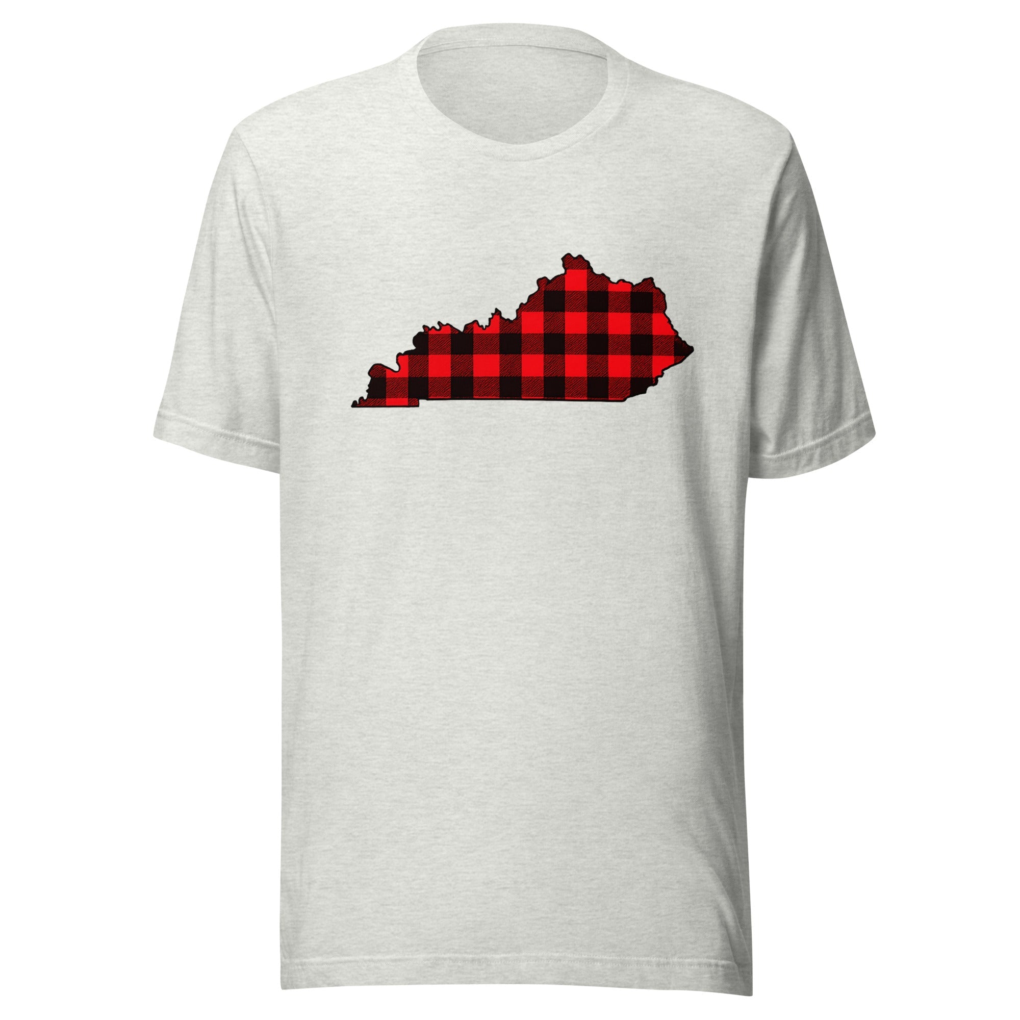 Kentucky Plaid State T-Shirt | Red Lumberjack Kentucky Design | Classic Airlume - Bluegrass Elite Apparel LLC