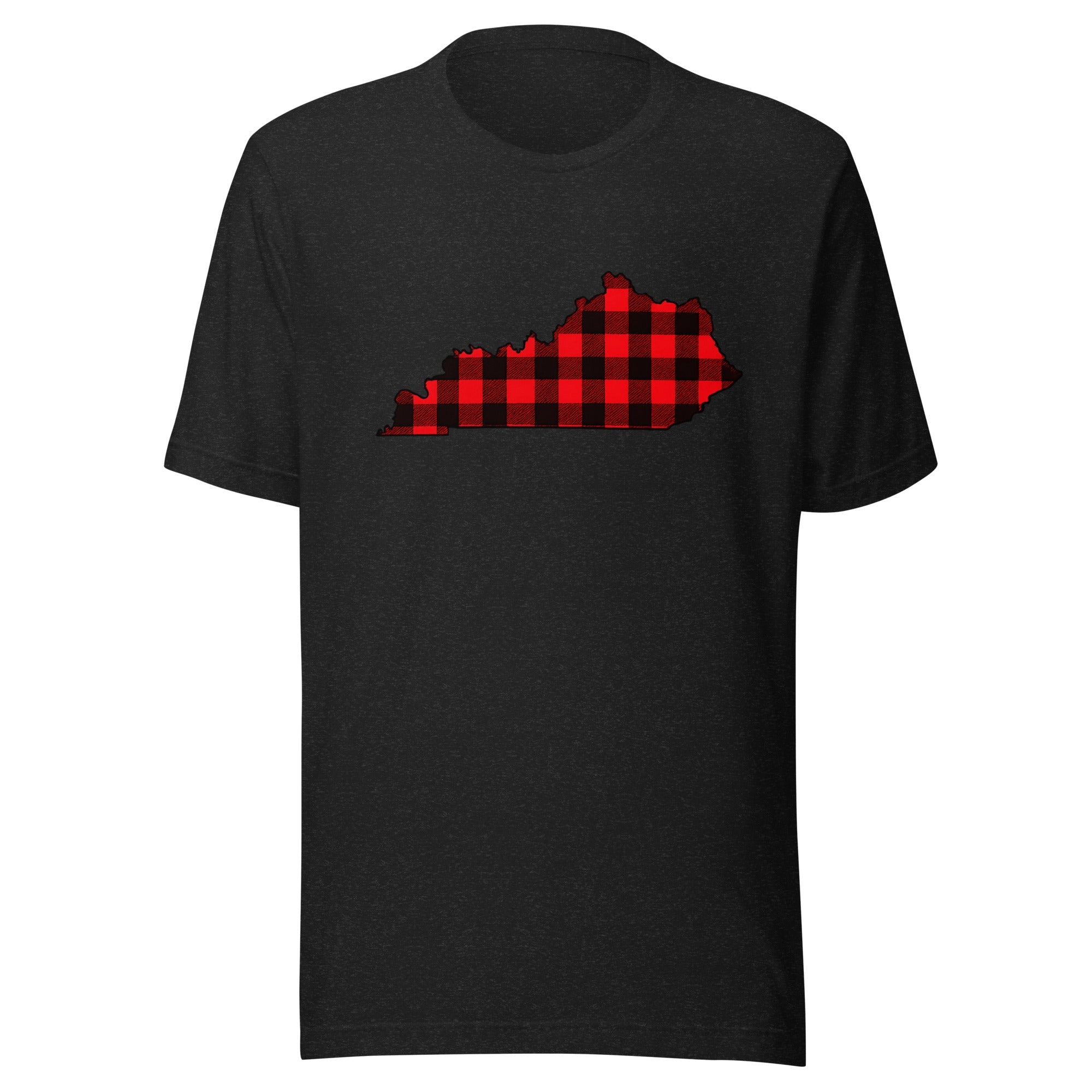 Kentucky Plaid State T-Shirt | Red Lumberjack Kentucky Design | Classic Airlume - Bluegrass Elite Apparel LLC