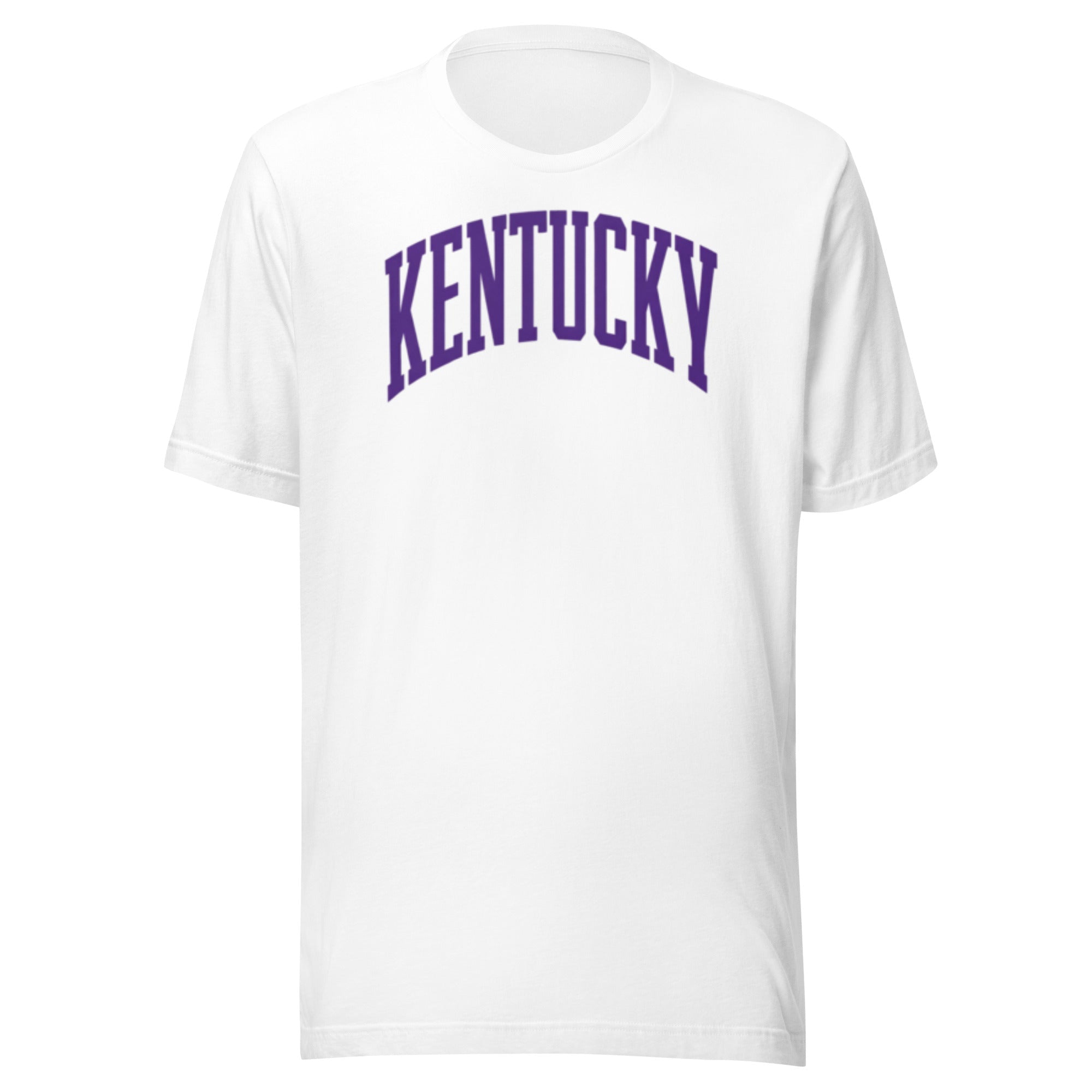 Kentucky Purple Script Athletic Tee | Collegiate Arch Design | Classic - Bluegrass Elite Apparel LLC