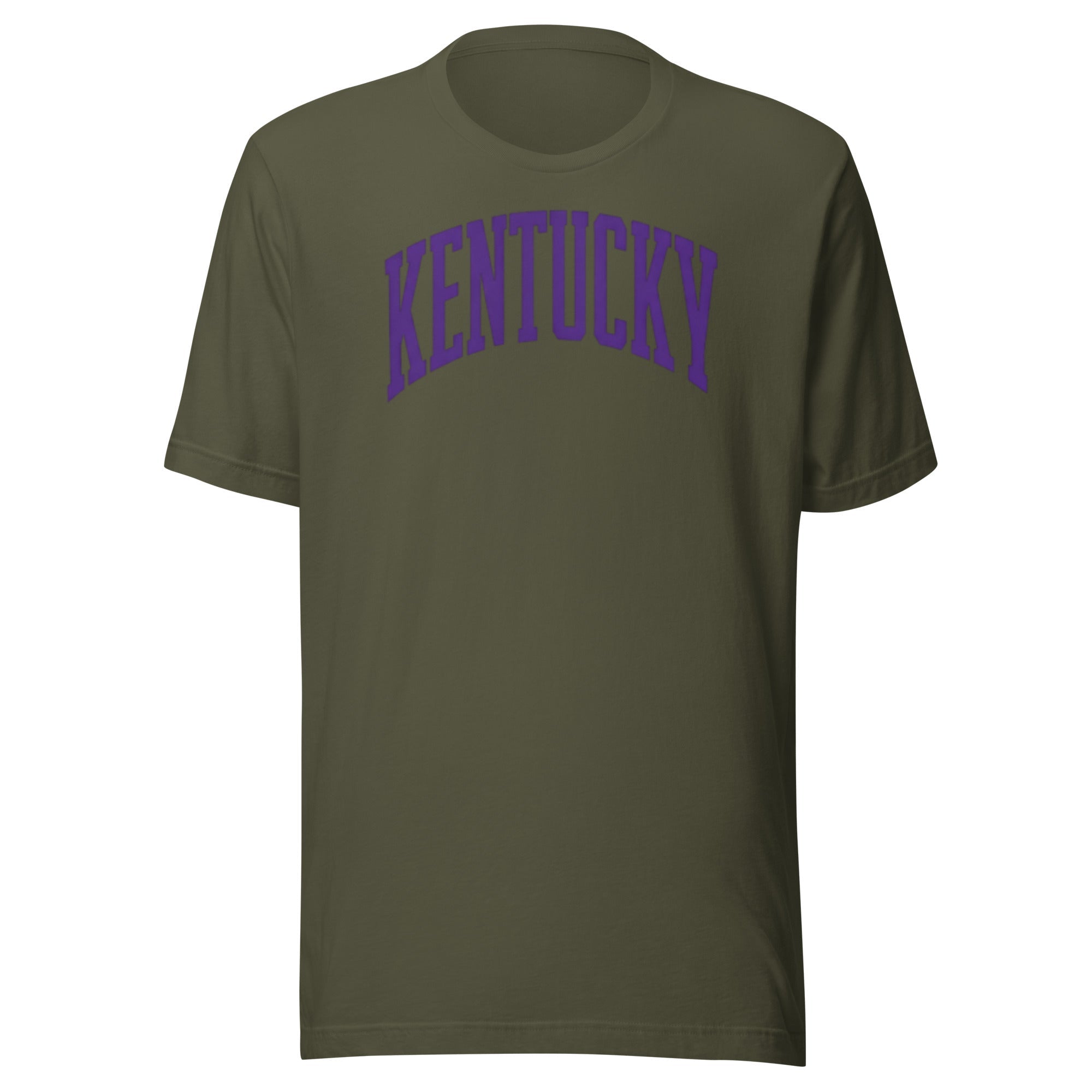 Kentucky Purple Script Athletic Tee | Collegiate Arch Design | Classic - Bluegrass Elite Apparel LLC