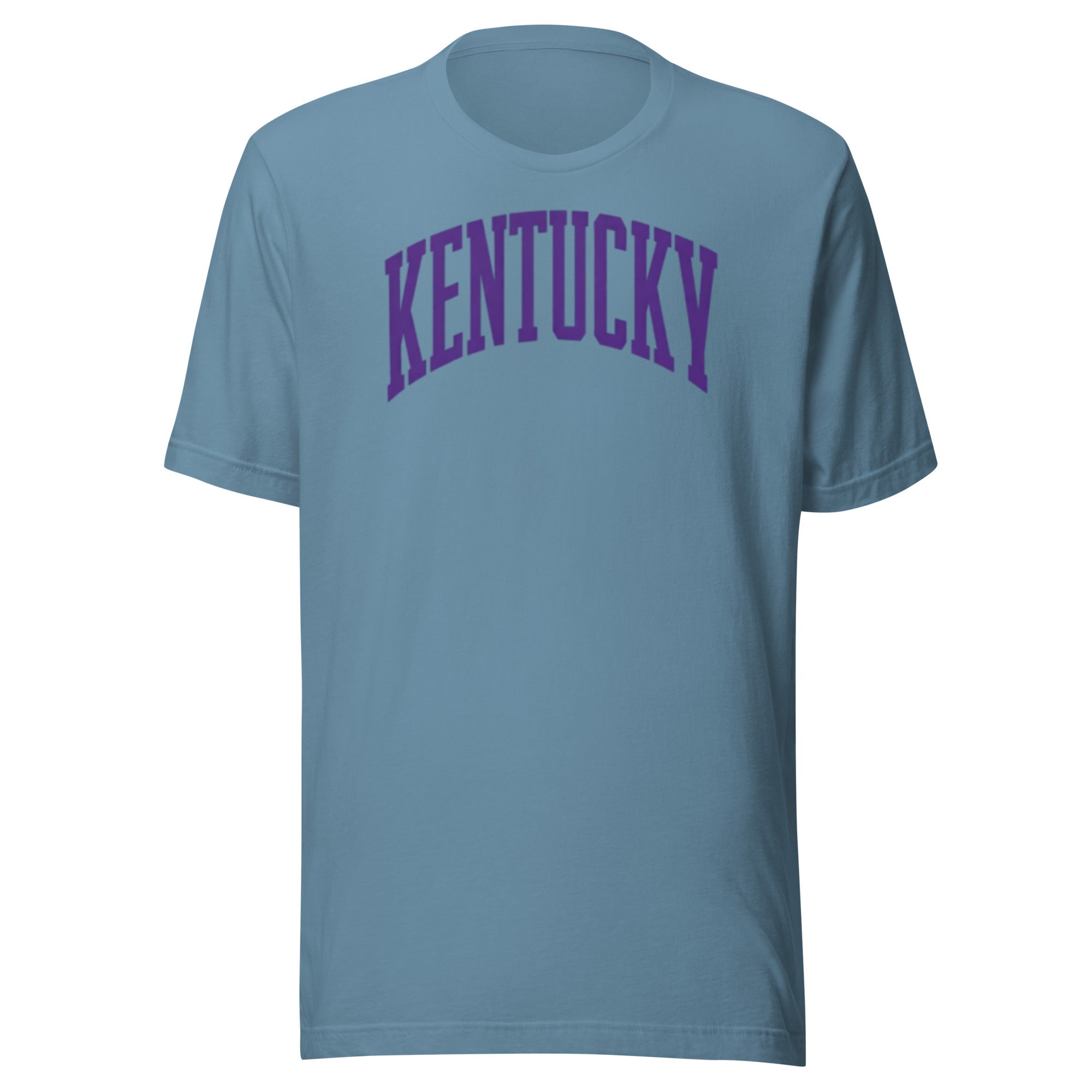 Kentucky Purple Script Athletic Tee | Collegiate Arch Design | Classic - Bluegrass Elite Apparel LLC