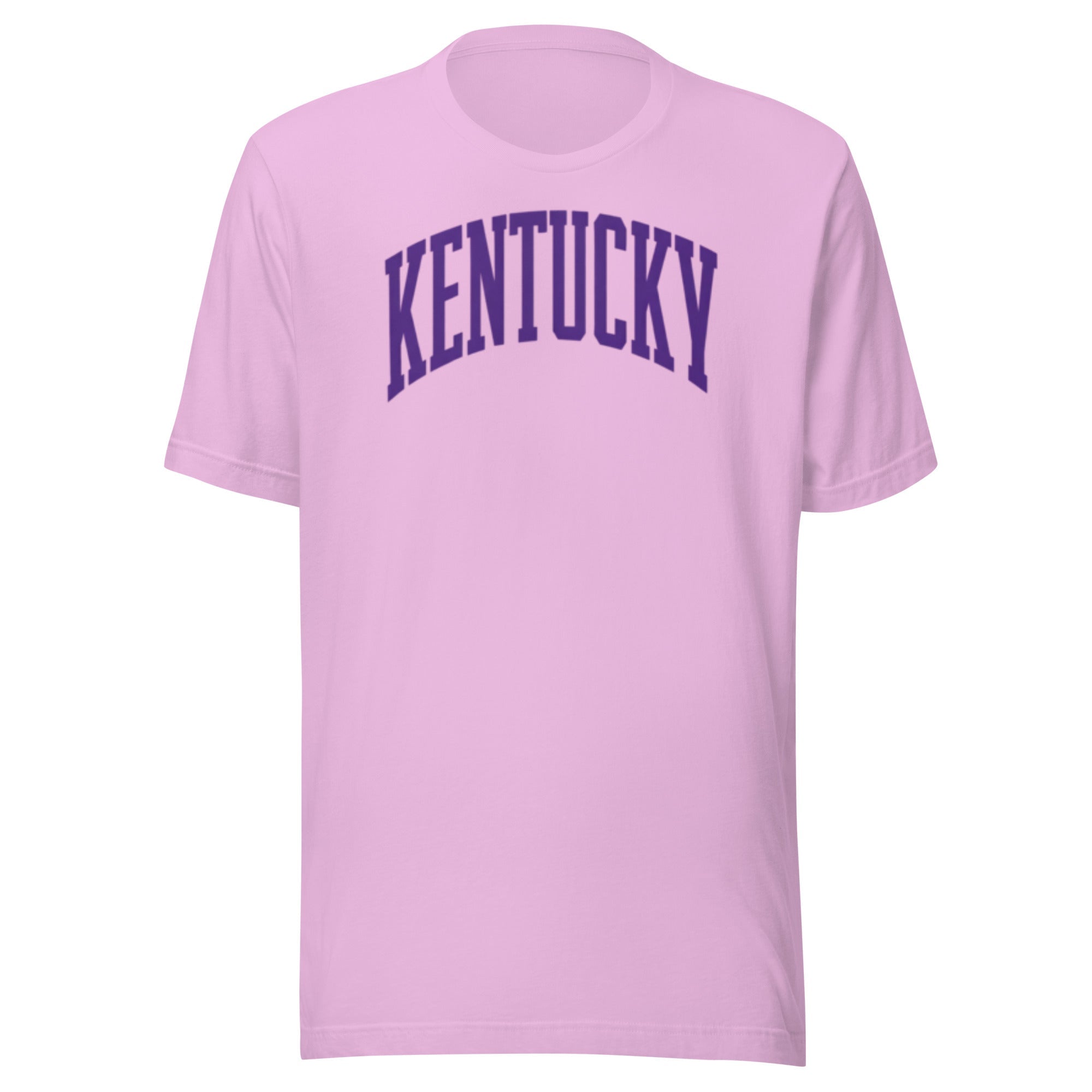 Kentucky Purple Script Athletic Tee | Collegiate Arch Design | Classic - Bluegrass Elite Apparel LLC
