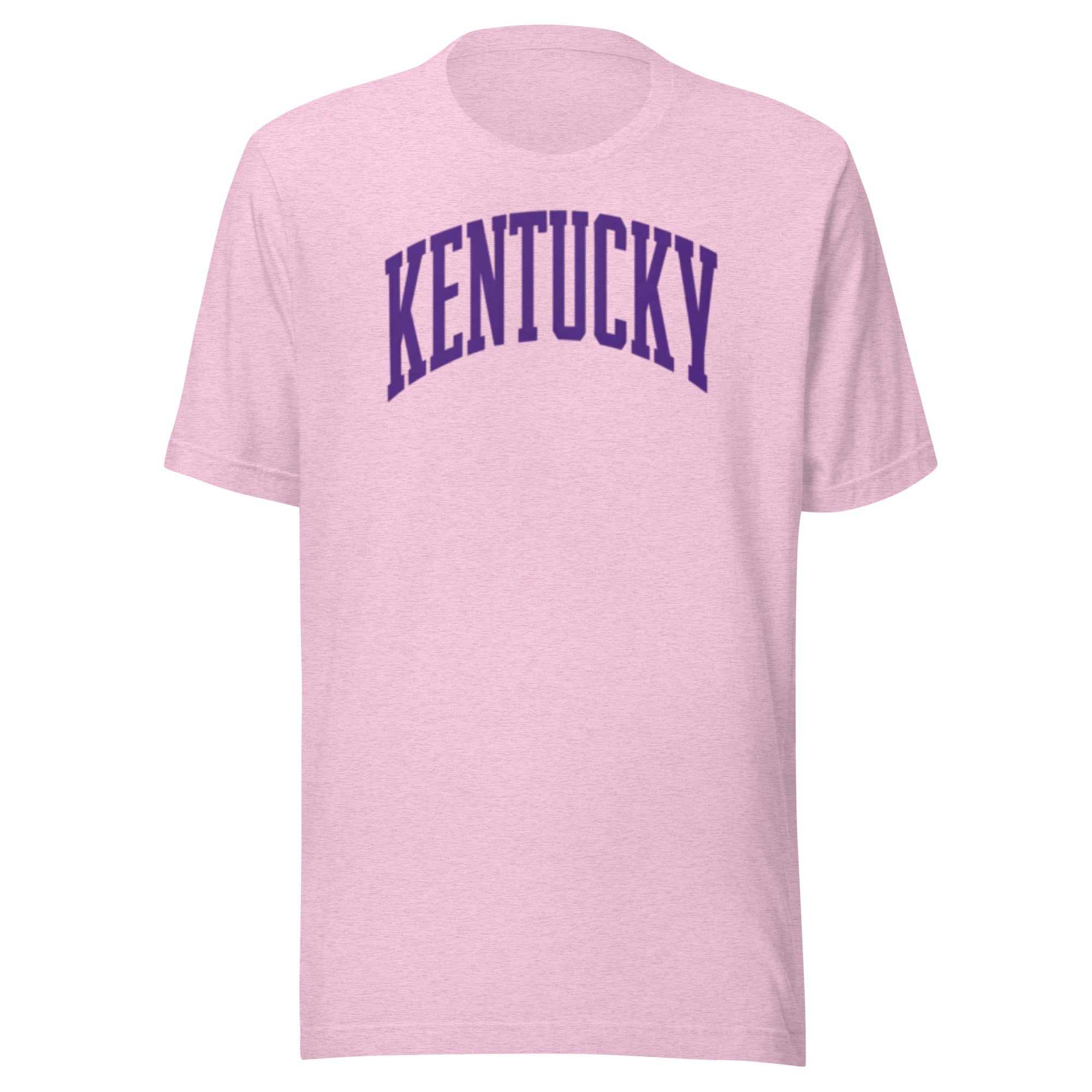 Kentucky Purple Script Athletic Tee | Collegiate Arch Design | Classic - Bluegrass Elite Apparel LLC