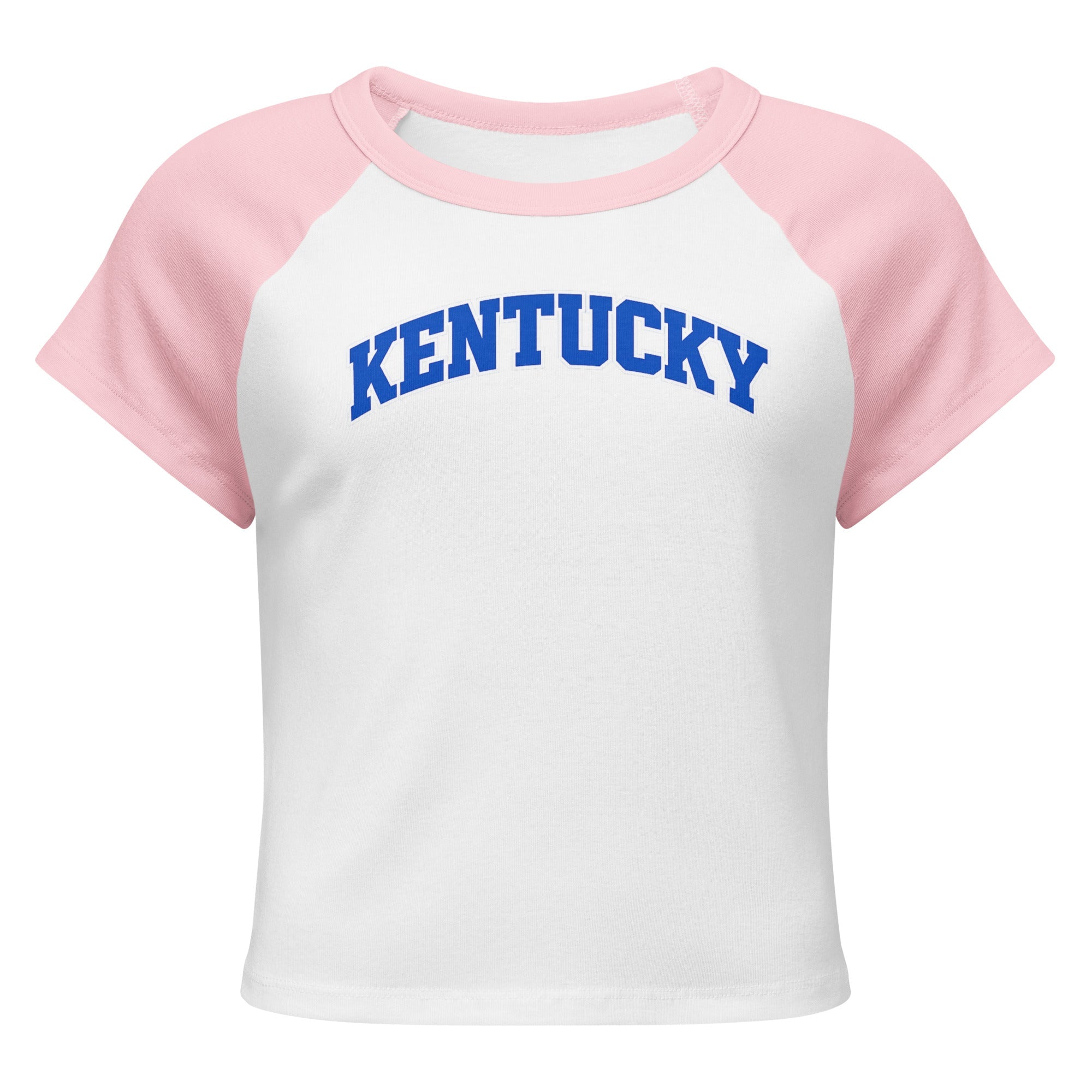 Kentucky Raglan Baby Tee | Vintage Bluegrass Script | Women’s Micro Rib - Bluegrass Elite Apparel LLC
