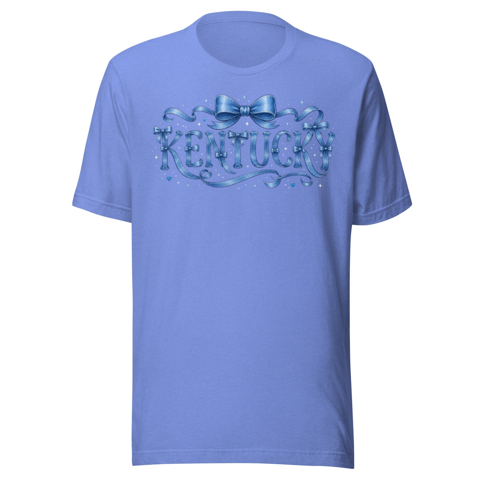 Kentucky Ribbon Script Tee | Vintage Bow Lettering | Classic - Bluegrass Elite Apparel LLC