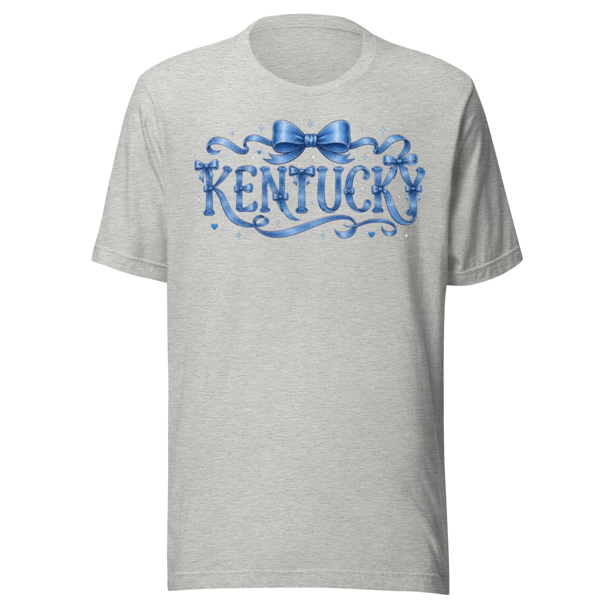 Kentucky Ribbon Script Tee | Vintage Bow Lettering | Classic - Bluegrass Elite Apparel LLC