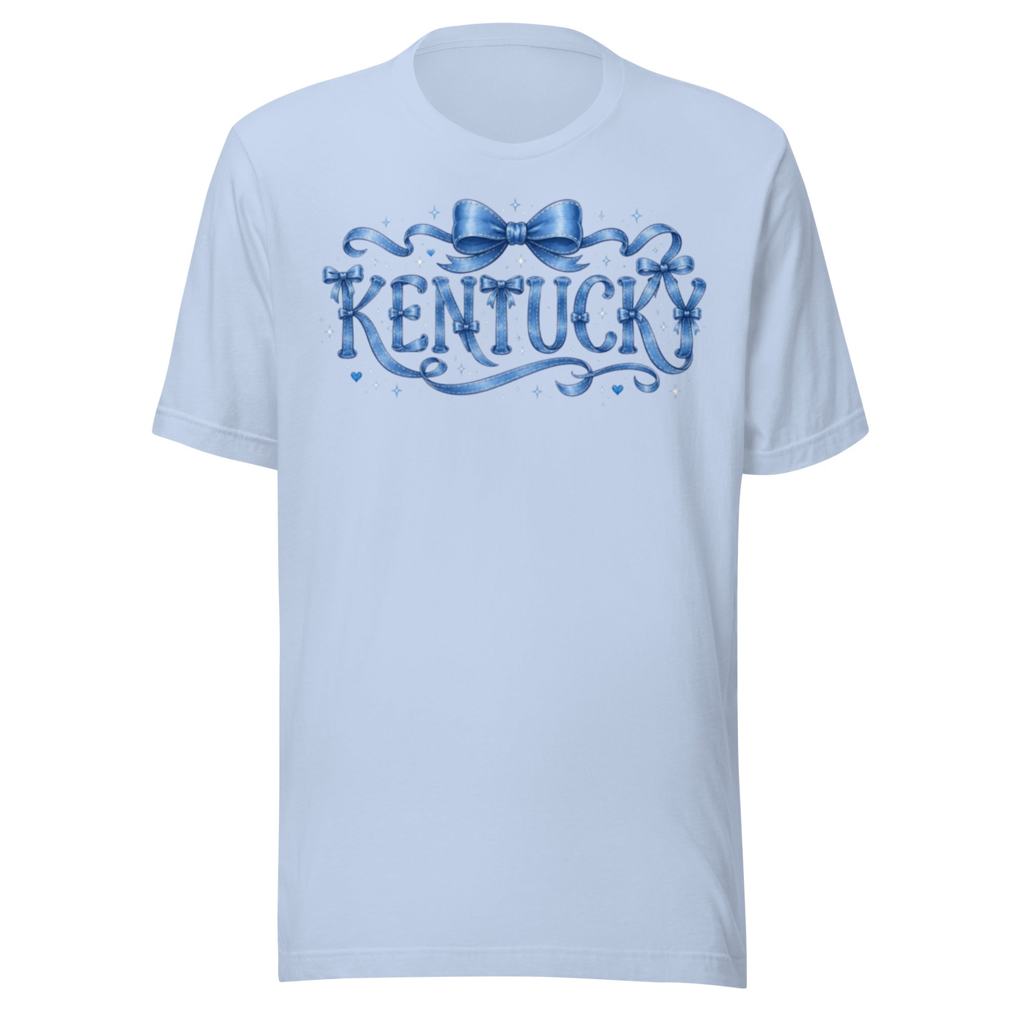 Kentucky Ribbon Script Tee | Vintage Bow Lettering | Classic - Bluegrass Elite Apparel LLC