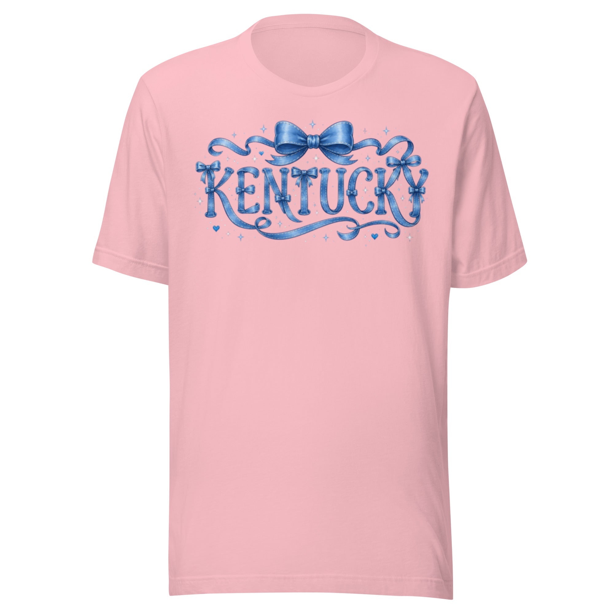 Kentucky Ribbon Script Tee | Vintage Bow Lettering | Classic - Bluegrass Elite Apparel LLC