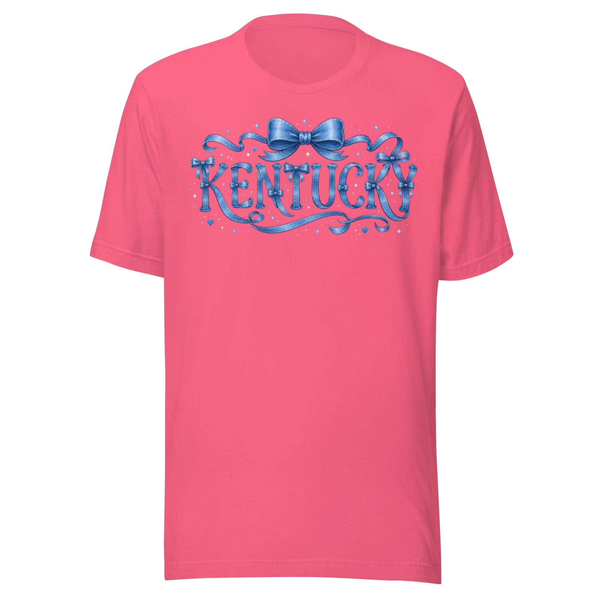 Kentucky Ribbon Script Tee | Vintage Bow Lettering | Classic - Bluegrass Elite Apparel LLC