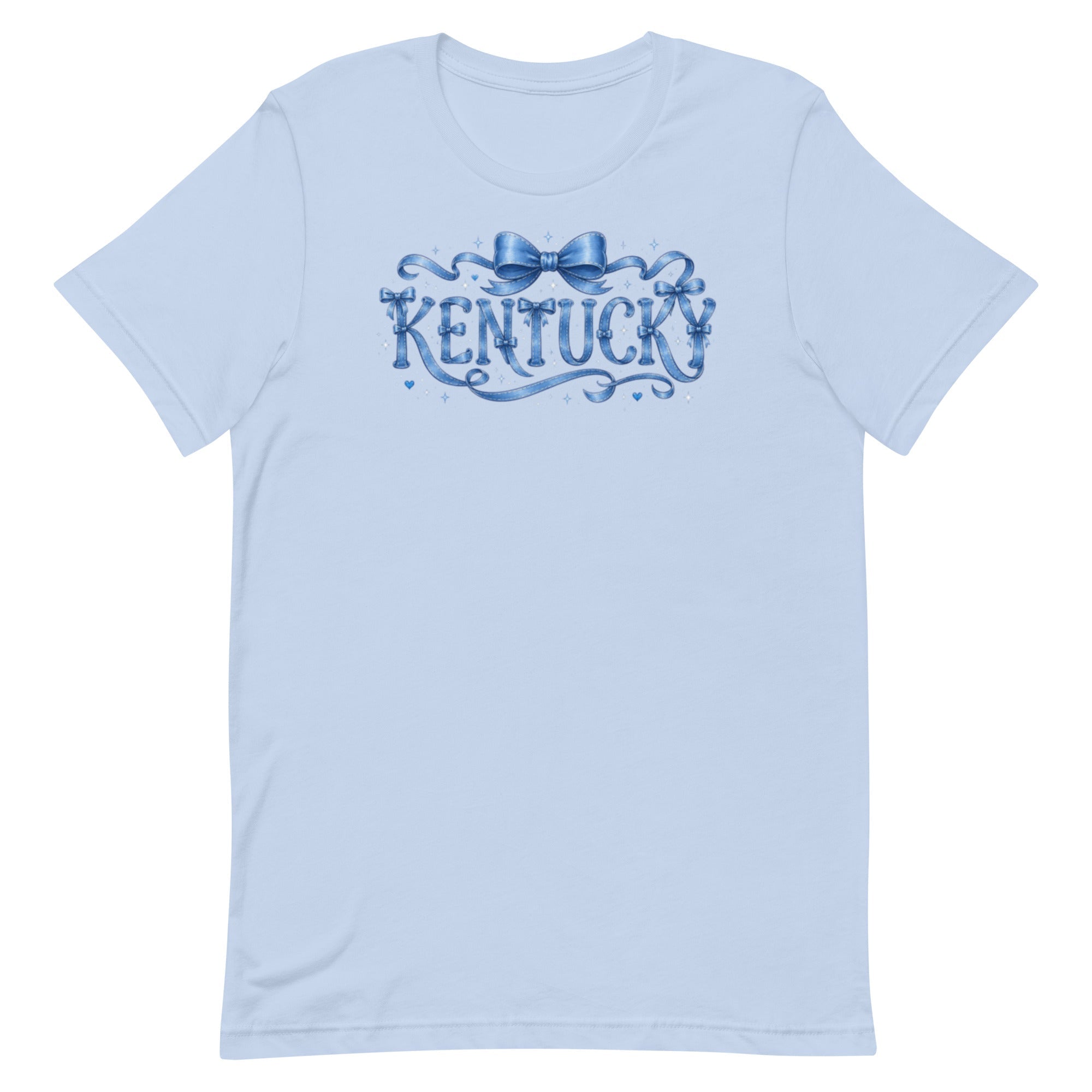 Kentucky Ribbon Script Tee | Vintage Bow Lettering | Classic - Bluegrass Elite Apparel LLC