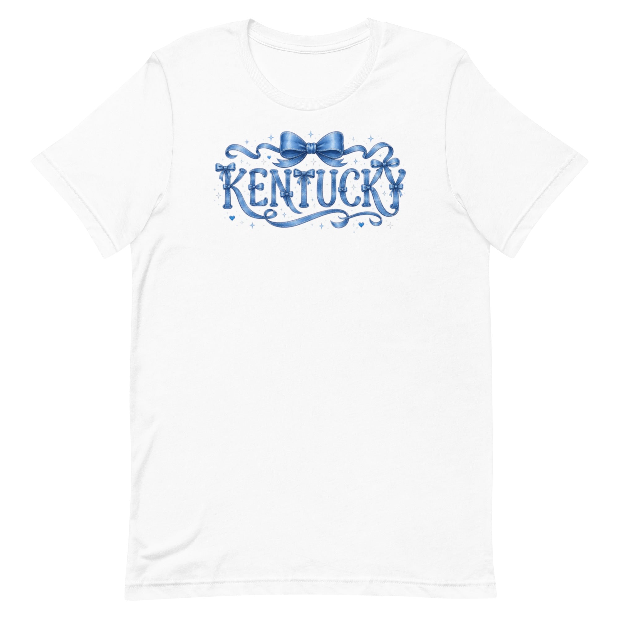 Kentucky Ribbon Script Tee | Vintage Bow Lettering | Classic - Bluegrass Elite Apparel LLC