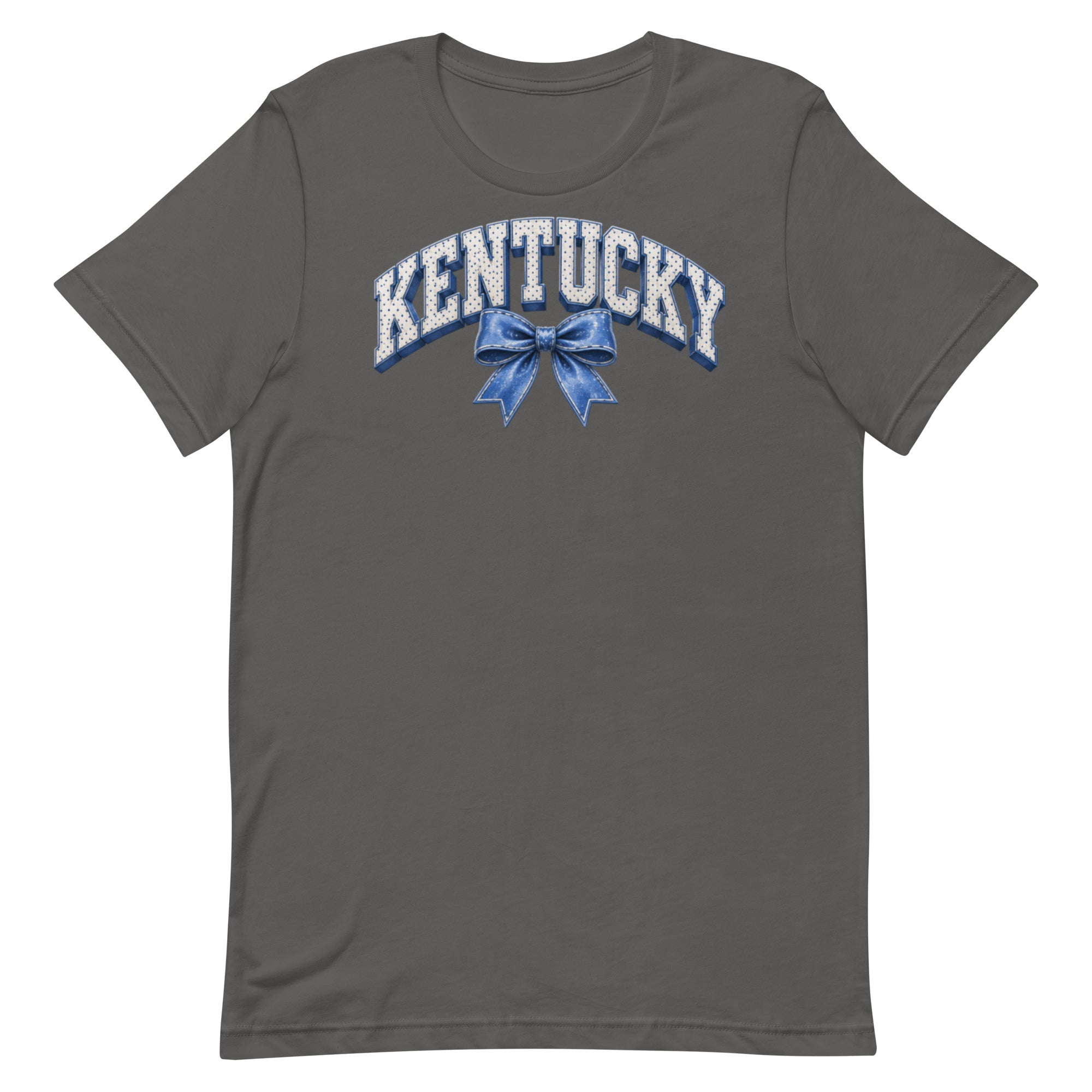 Kentucky Ribbon Varsity Tee | Vintage Dot Letter Design | Classic - Bluegrass Elite Apparel LLC
