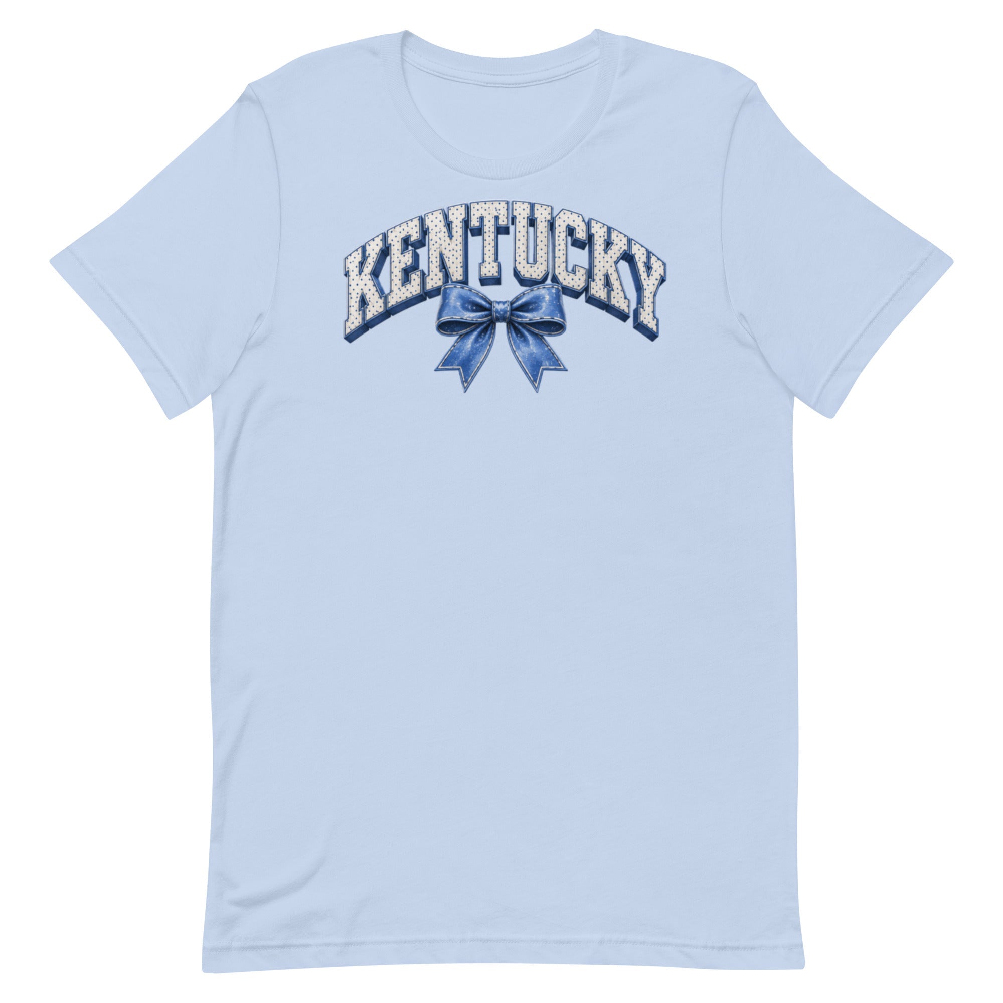 Kentucky Ribbon Varsity Tee | Vintage Dot Letter Design | Classic - Bluegrass Elite Apparel LLC