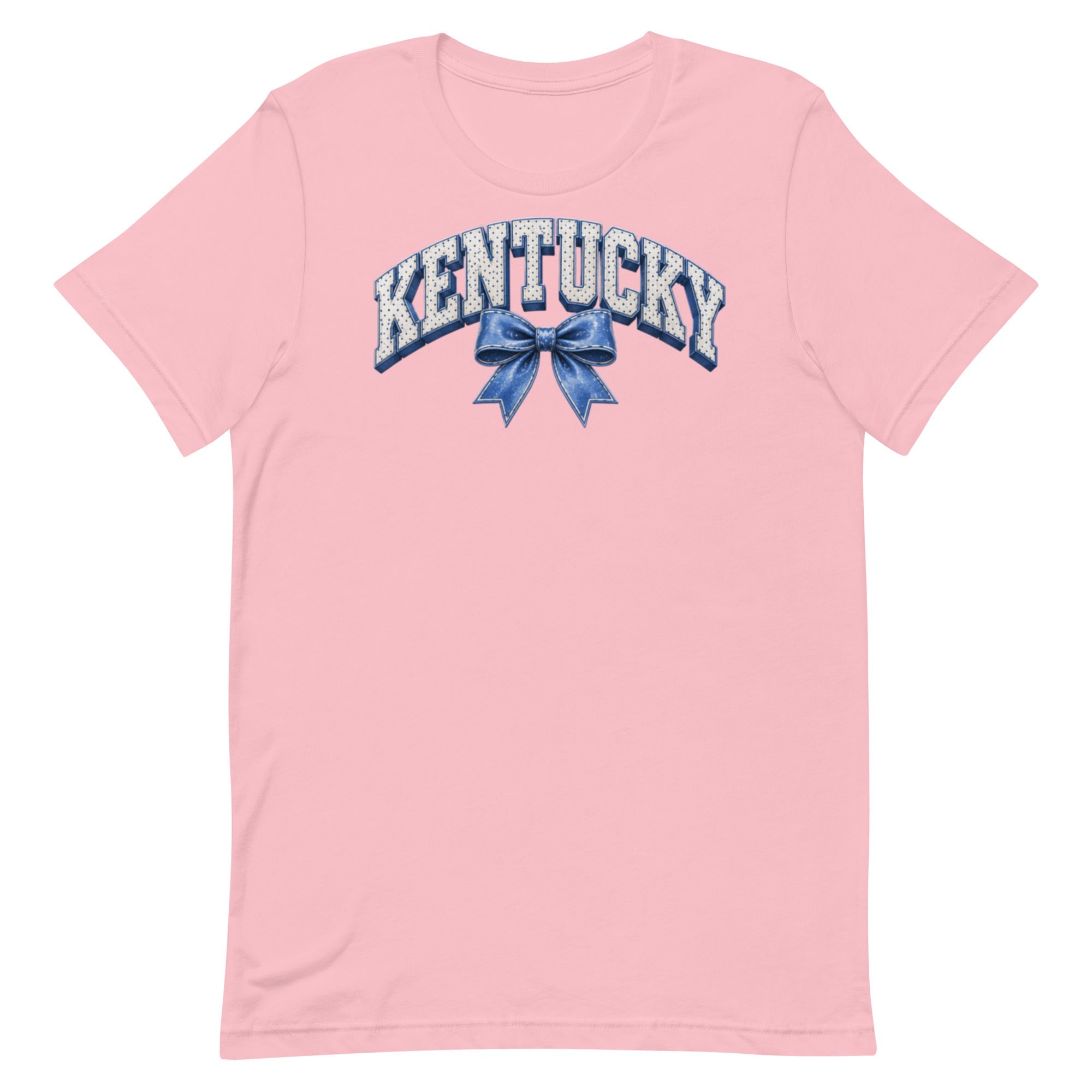 Kentucky Ribbon Varsity Tee | Vintage Dot Letter Design | Classic - Bluegrass Elite Apparel LLC