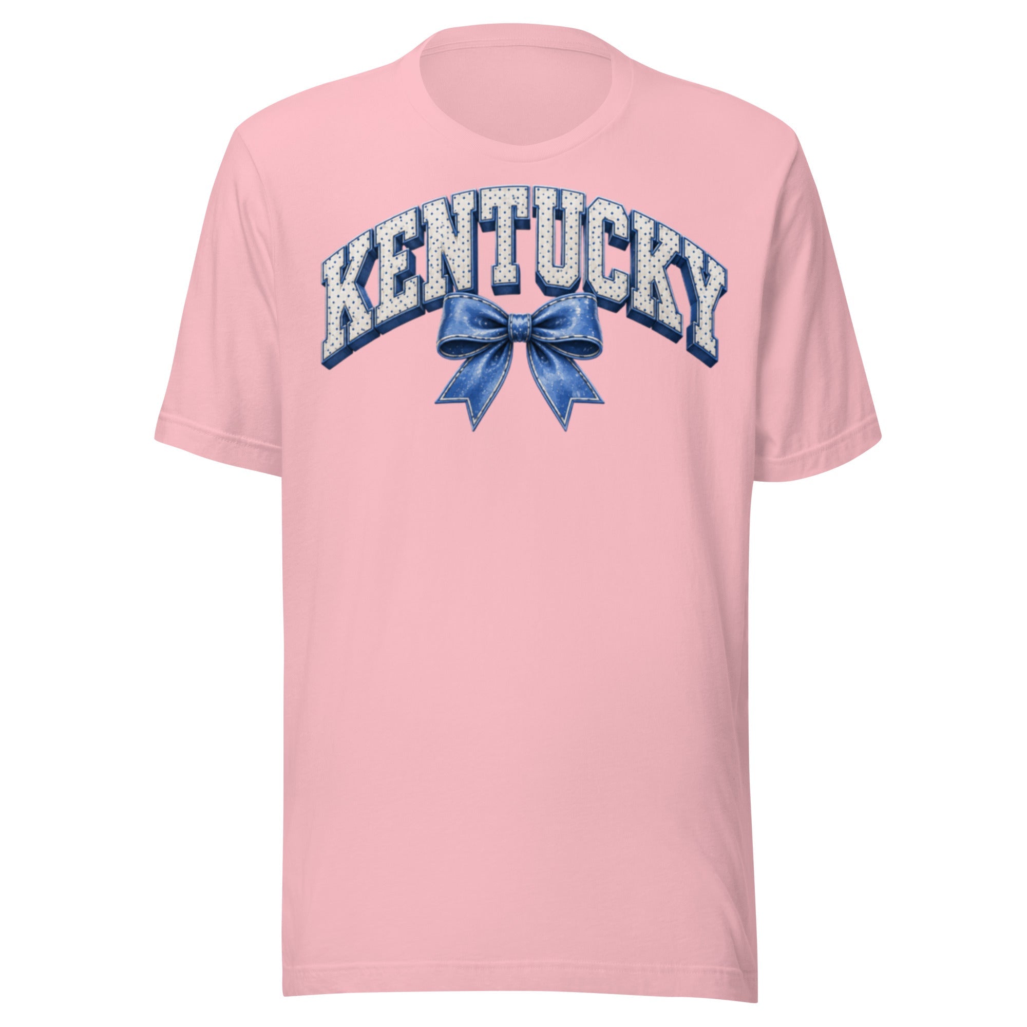 Kentucky Ribbon Varsity Tee | Vintage Dot Letter Design | Classic - Bluegrass Elite Apparel LLC