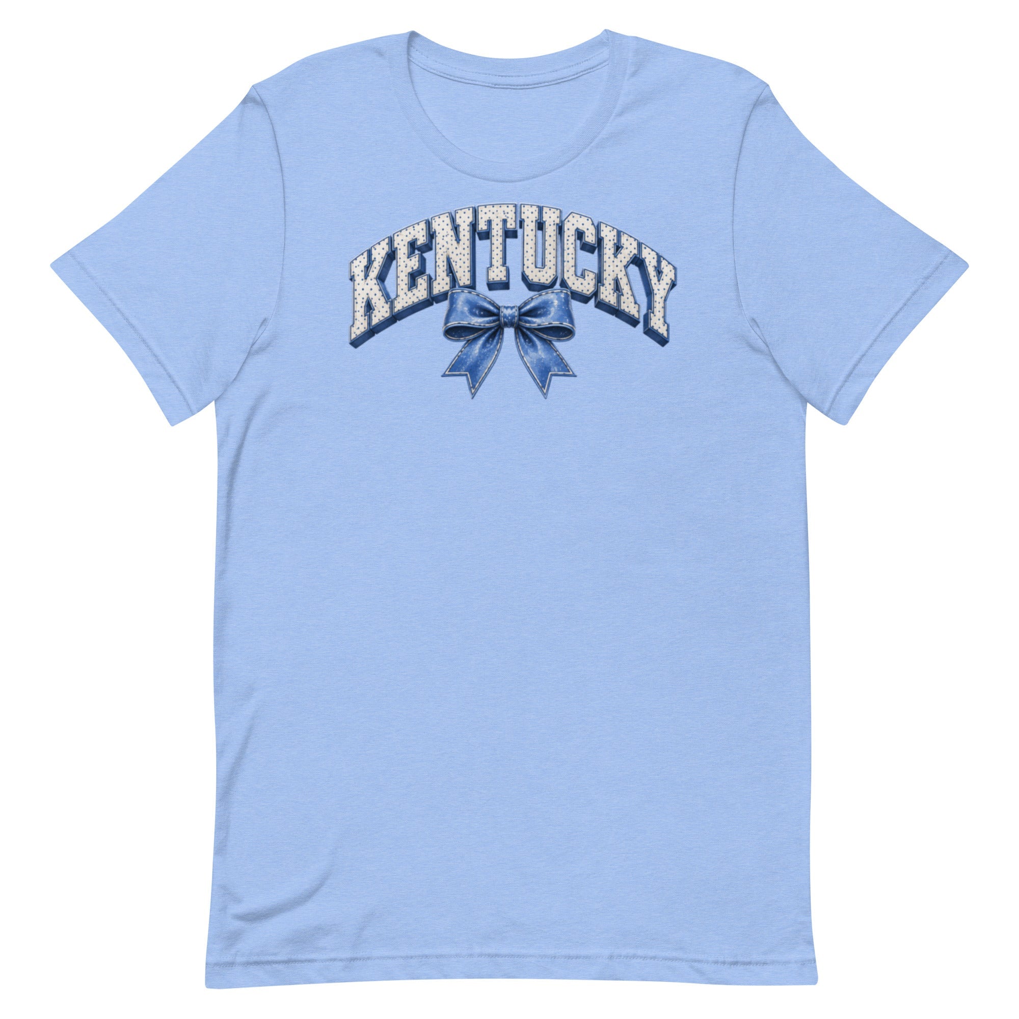 Kentucky Ribbon Varsity Tee | Vintage Dot Letter Design | Classic - Bluegrass Elite Apparel LLC