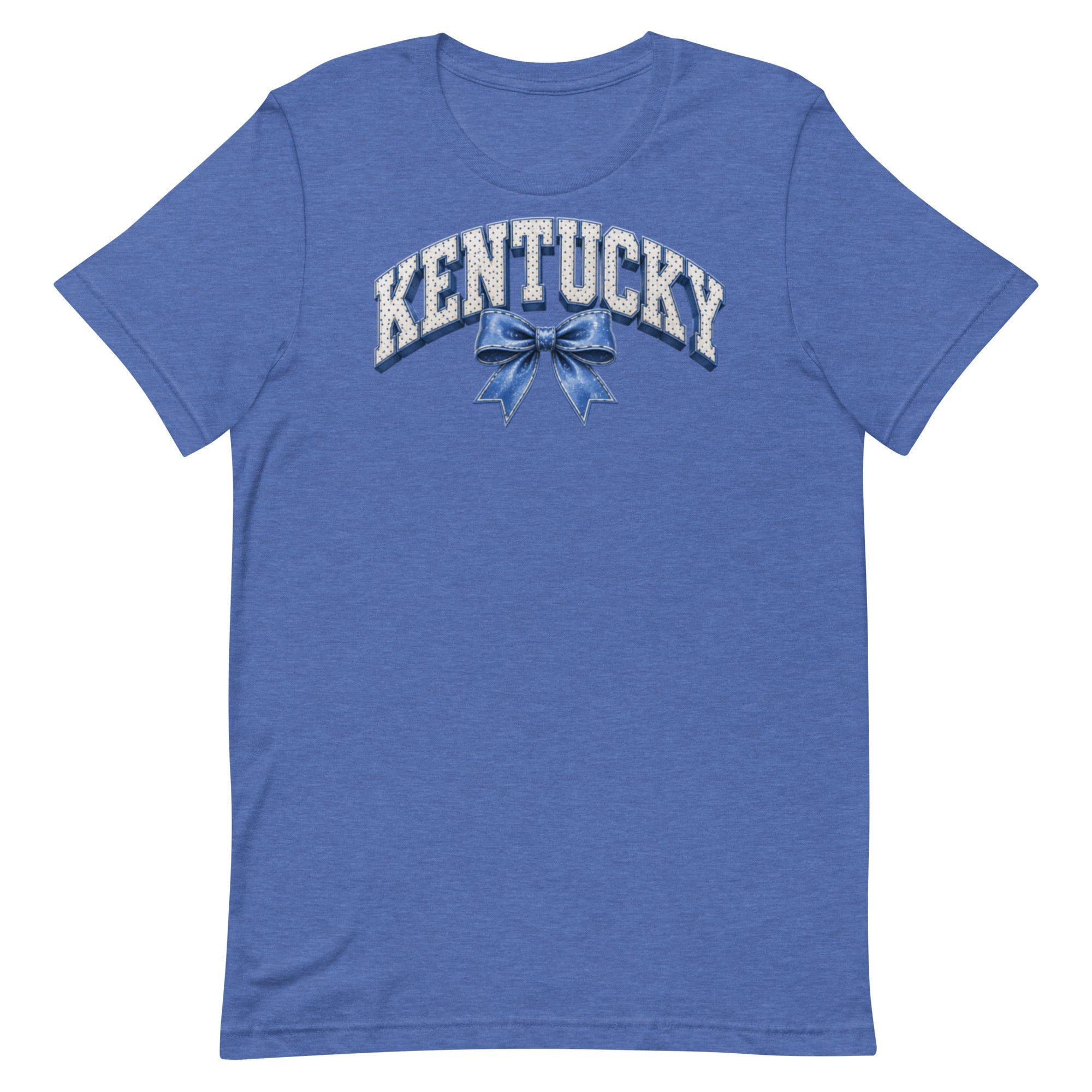 Kentucky Ribbon Varsity Tee | Vintage Dot Letter Design | Classic - Bluegrass Elite Apparel LLC