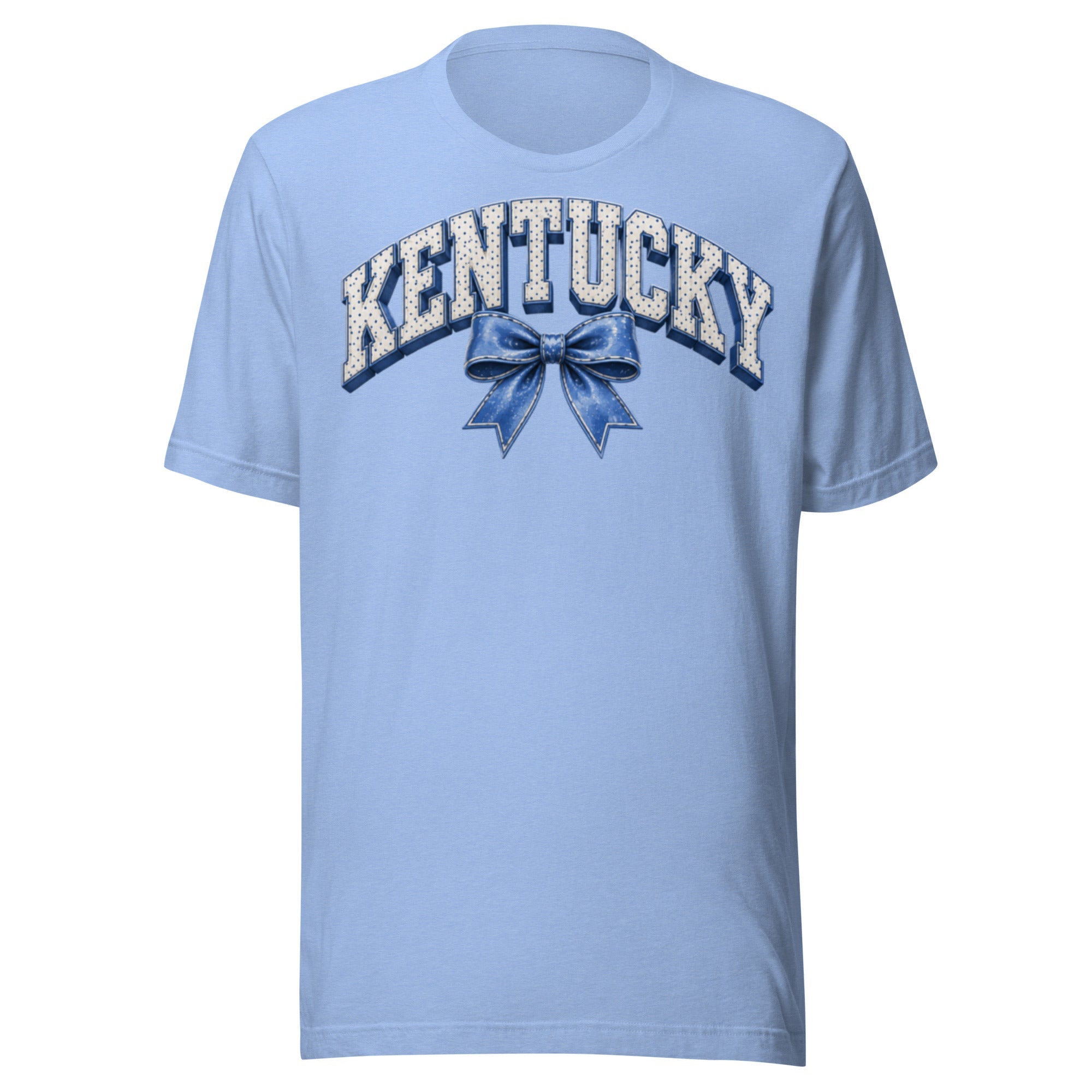 Kentucky Ribbon Varsity Tee | Vintage Dot Letter Design | Classic - Bluegrass Elite Apparel LLC