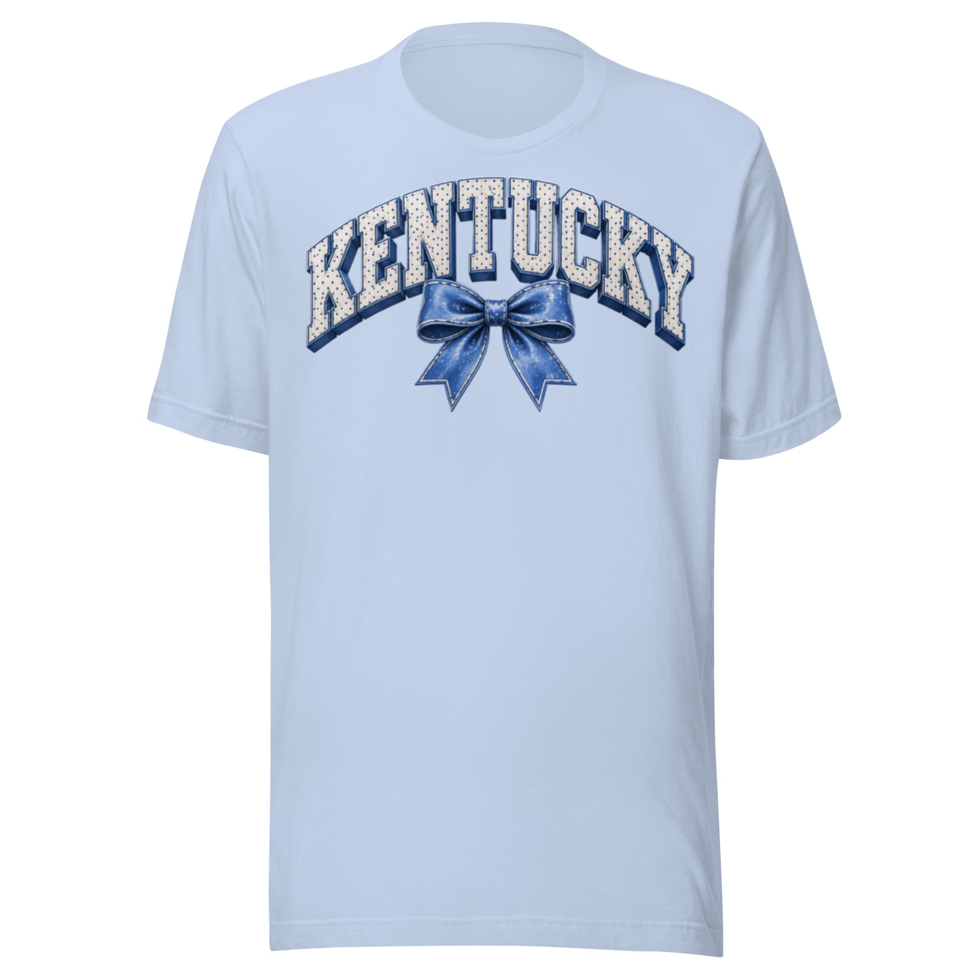 Kentucky Ribbon Varsity Tee | Vintage Dot Letter Design | Classic - Bluegrass Elite Apparel LLC
