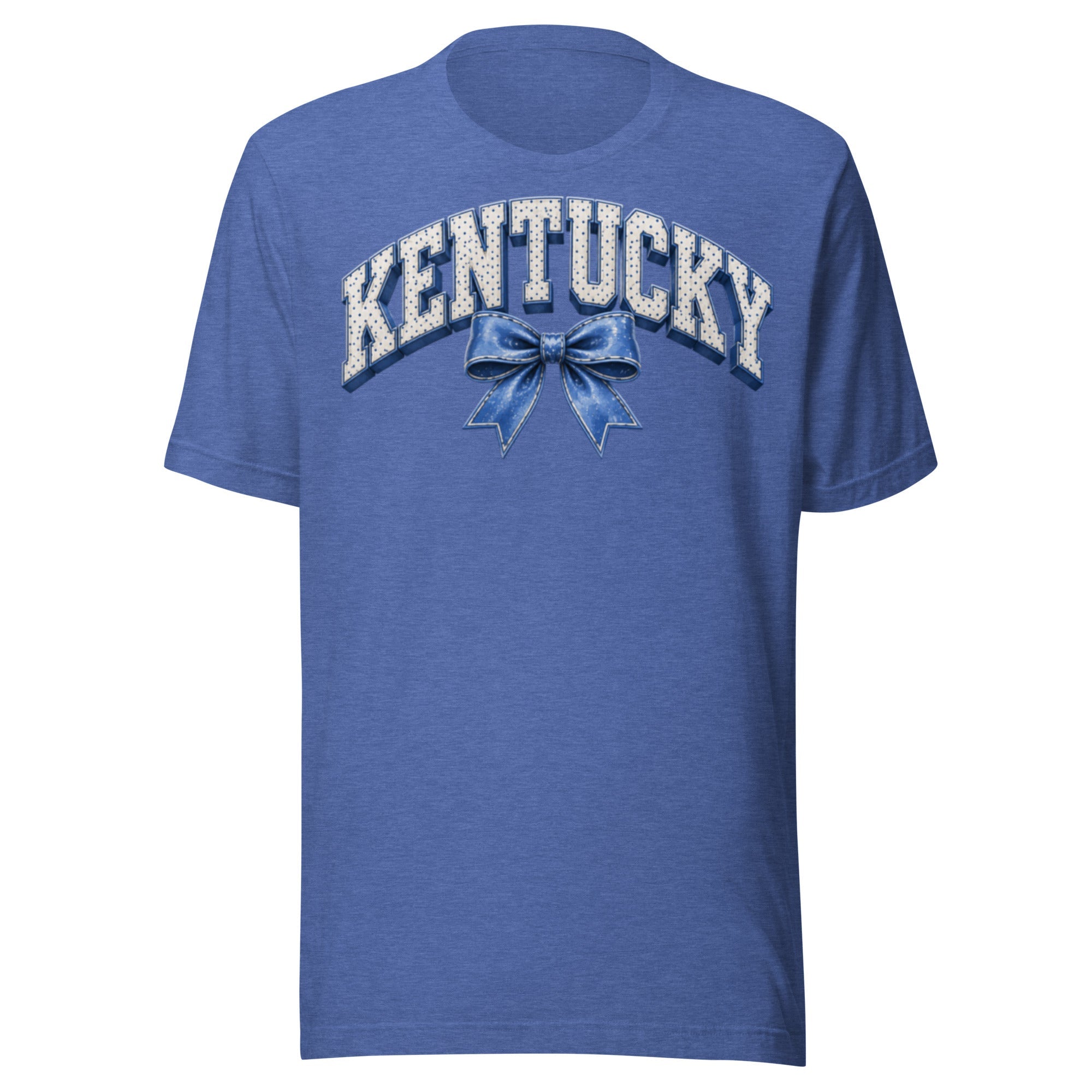 Kentucky Ribbon Varsity Tee | Vintage Dot Letter Design | Classic - Bluegrass Elite Apparel LLC