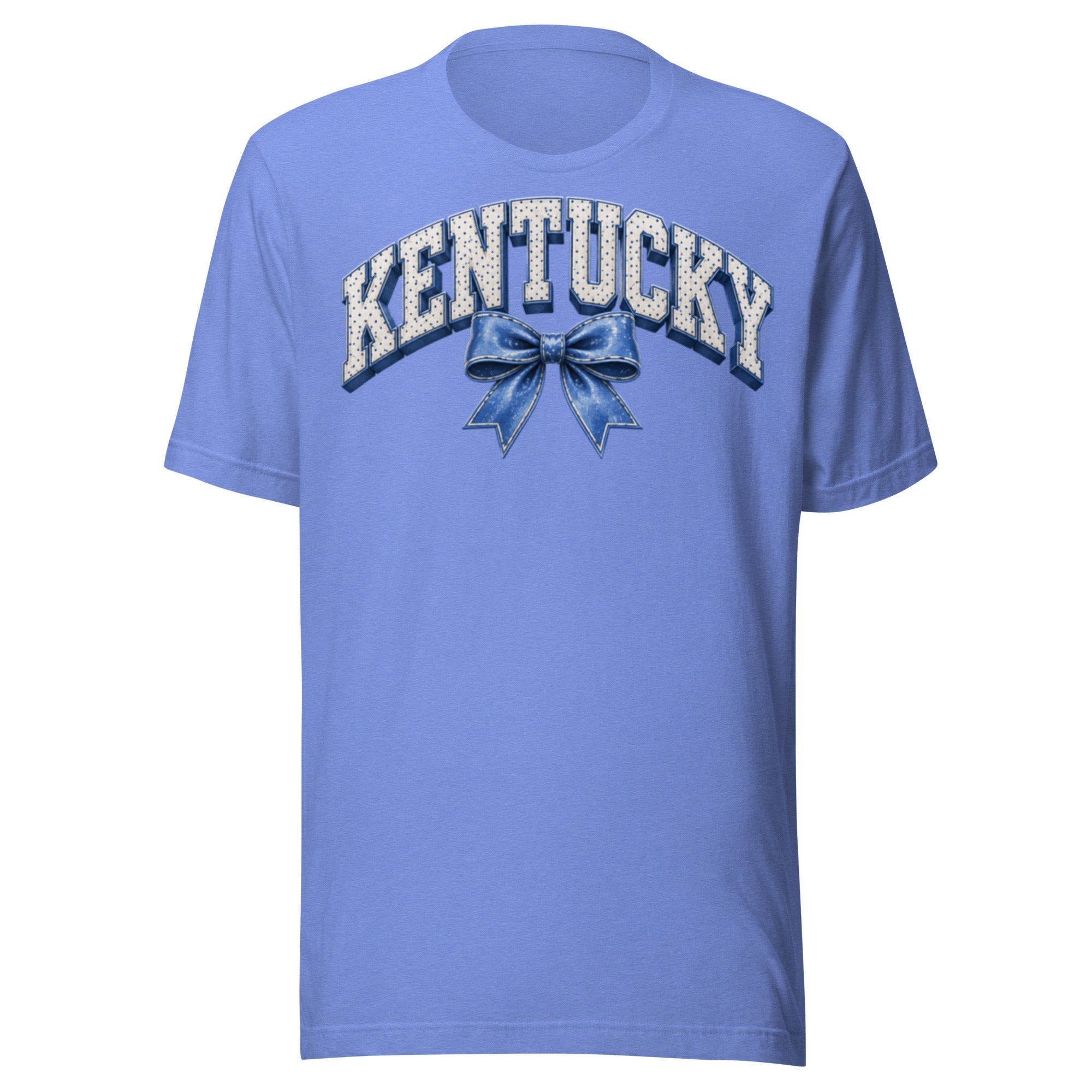 Kentucky Ribbon Varsity Tee | Vintage Dot Letter Design | Classic - Bluegrass Elite Apparel LLC