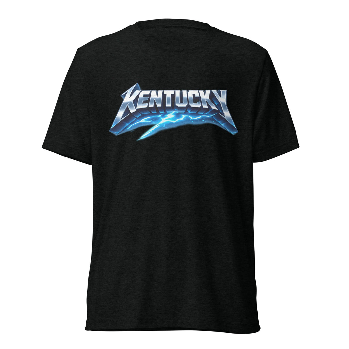 Kentucky Rock T-Shirt | Lightning Bolt Metal Style | Elite - Bluegrass Elite Apparel LLC