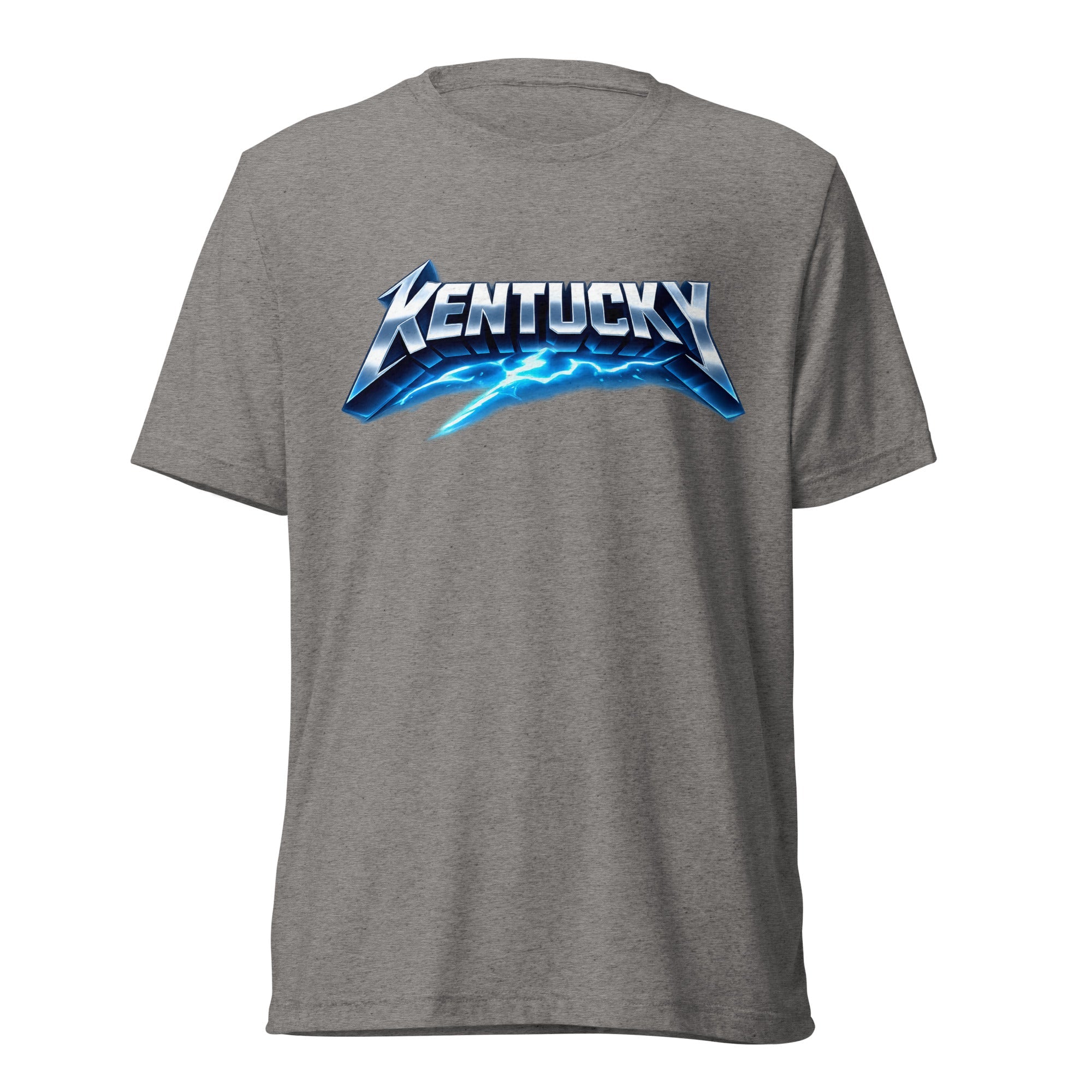 Kentucky Rock T-Shirt | Lightning Bolt Metal Style | Elite - Bluegrass Elite Apparel LLC
