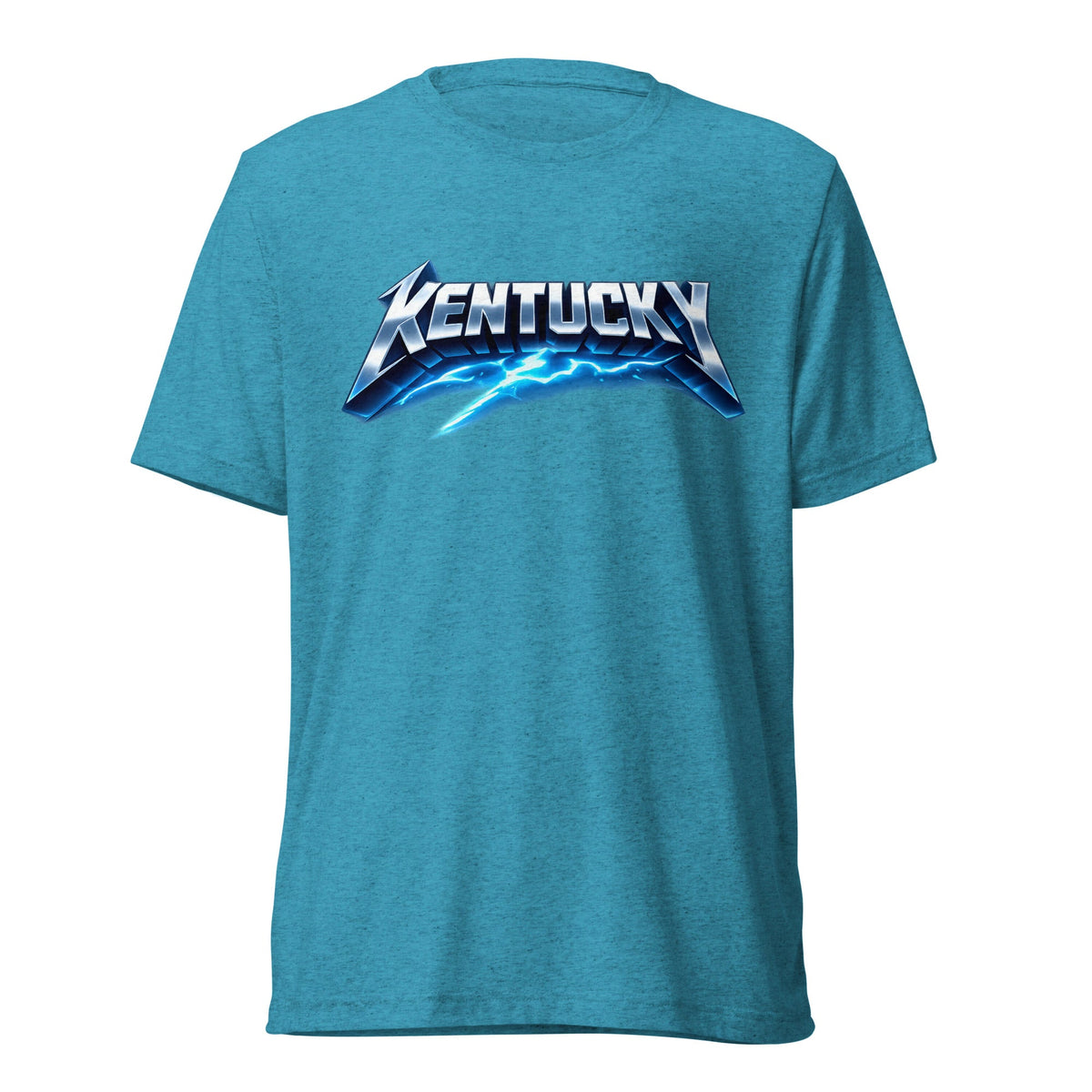 Kentucky Rock T-Shirt | Lightning Bolt Metal Style | Elite - Bluegrass Elite Apparel LLC