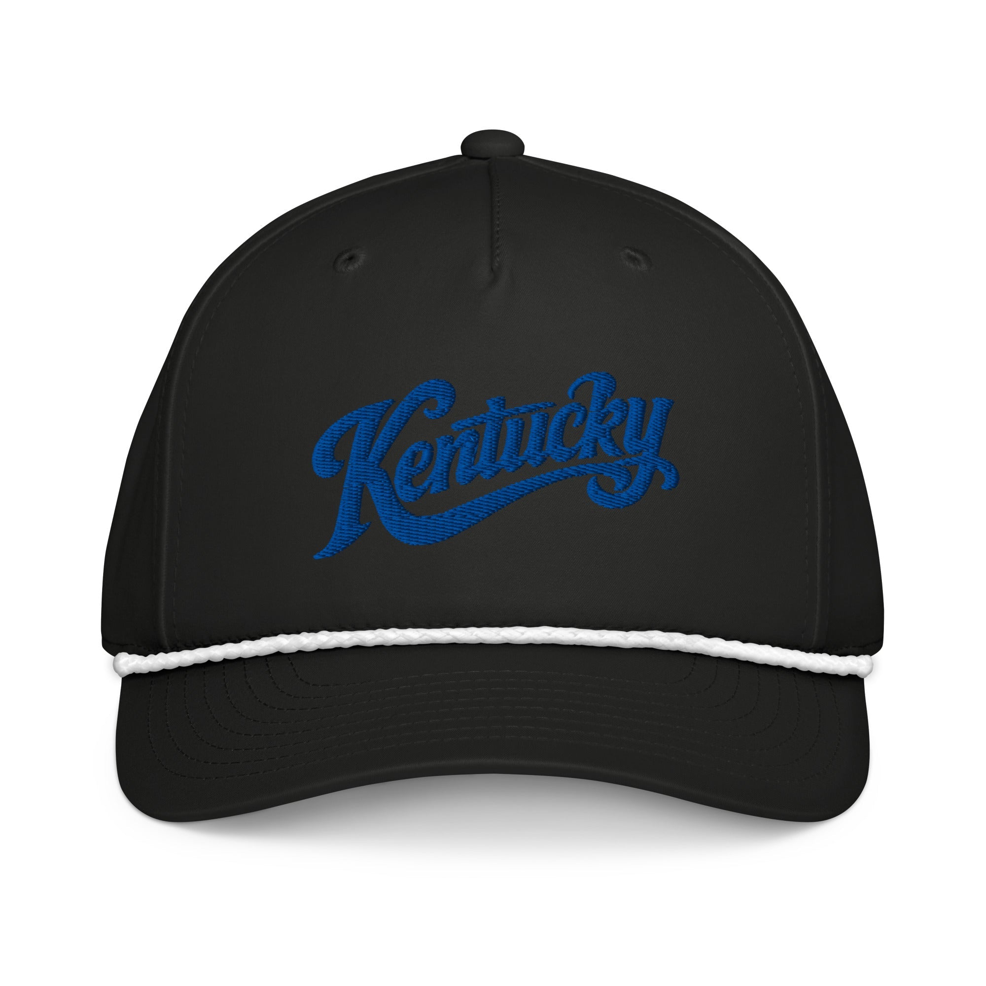 Kentucky Rope Cap | Vintage Script Design | Stay - Dri Performance - Bluegrass Elite Apparel LLC