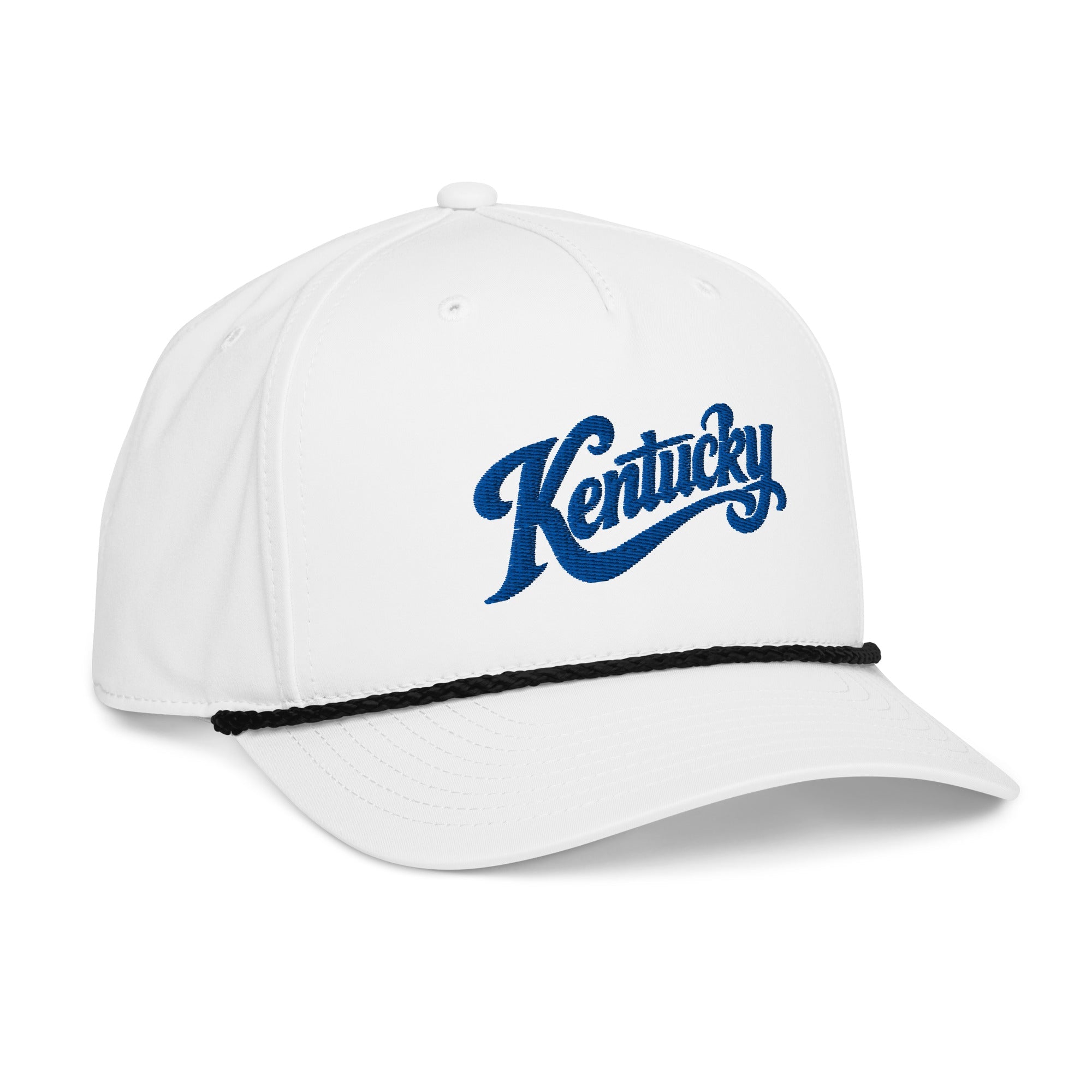 Kentucky Rope Cap | Vintage Script Design | Stay - Dri Performance - Bluegrass Elite Apparel LLC