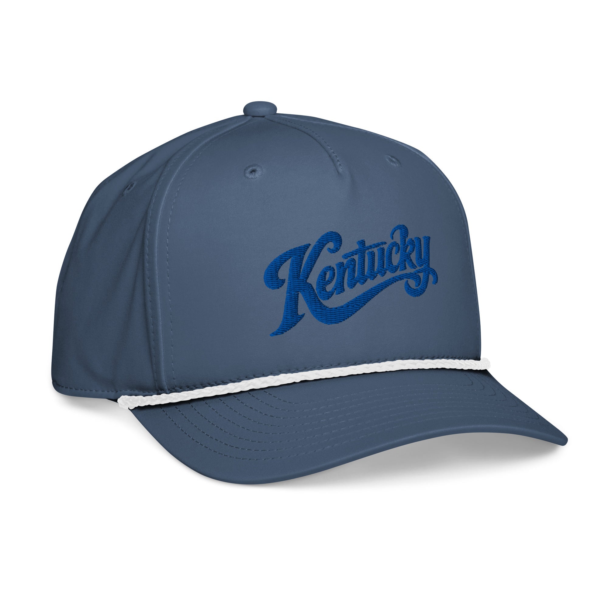 Kentucky Rope Cap | Vintage Script Design | Stay - Dri Performance - Bluegrass Elite Apparel LLC