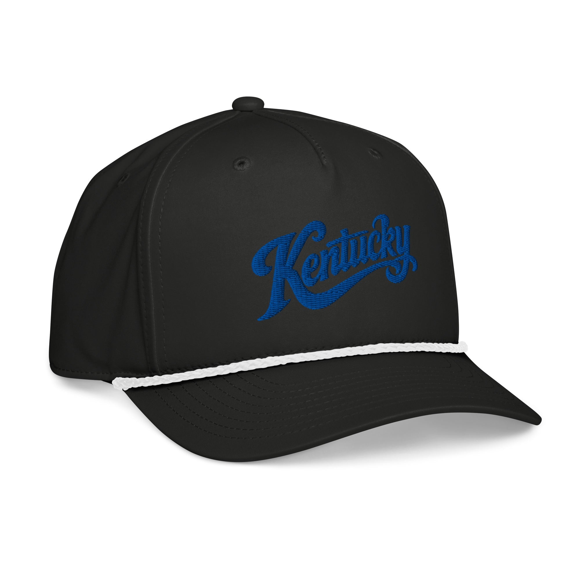 Kentucky Rope Cap | Vintage Script Design | Stay - Dri Performance - Bluegrass Elite Apparel LLC
