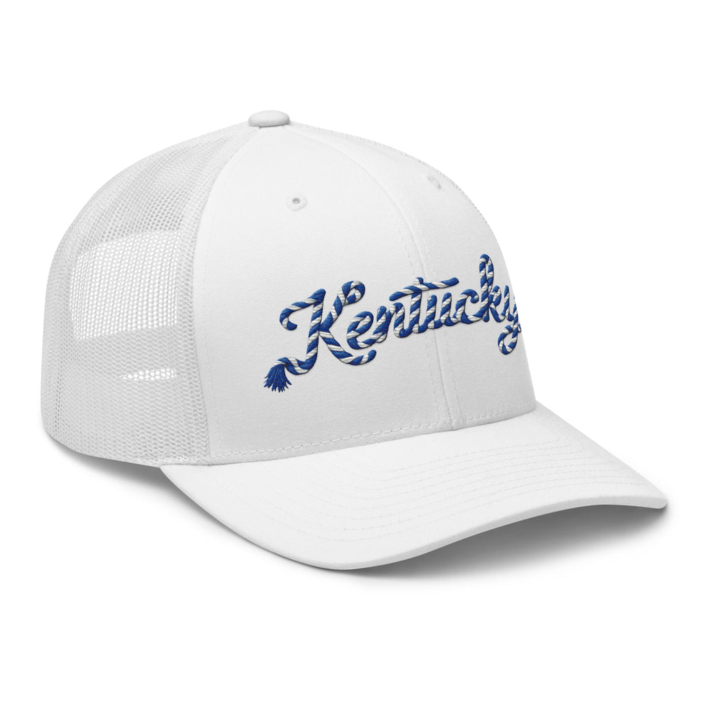 Kentucky Rope Script Trucker Hat | Bluegrass Heritage Design - Bluegrass Elite Apparel LLC