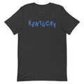 Kentucky Scattered Letter Graphic Tee | Minimal 3D Design | Classic - Bluegrass Elite Apparel LLC