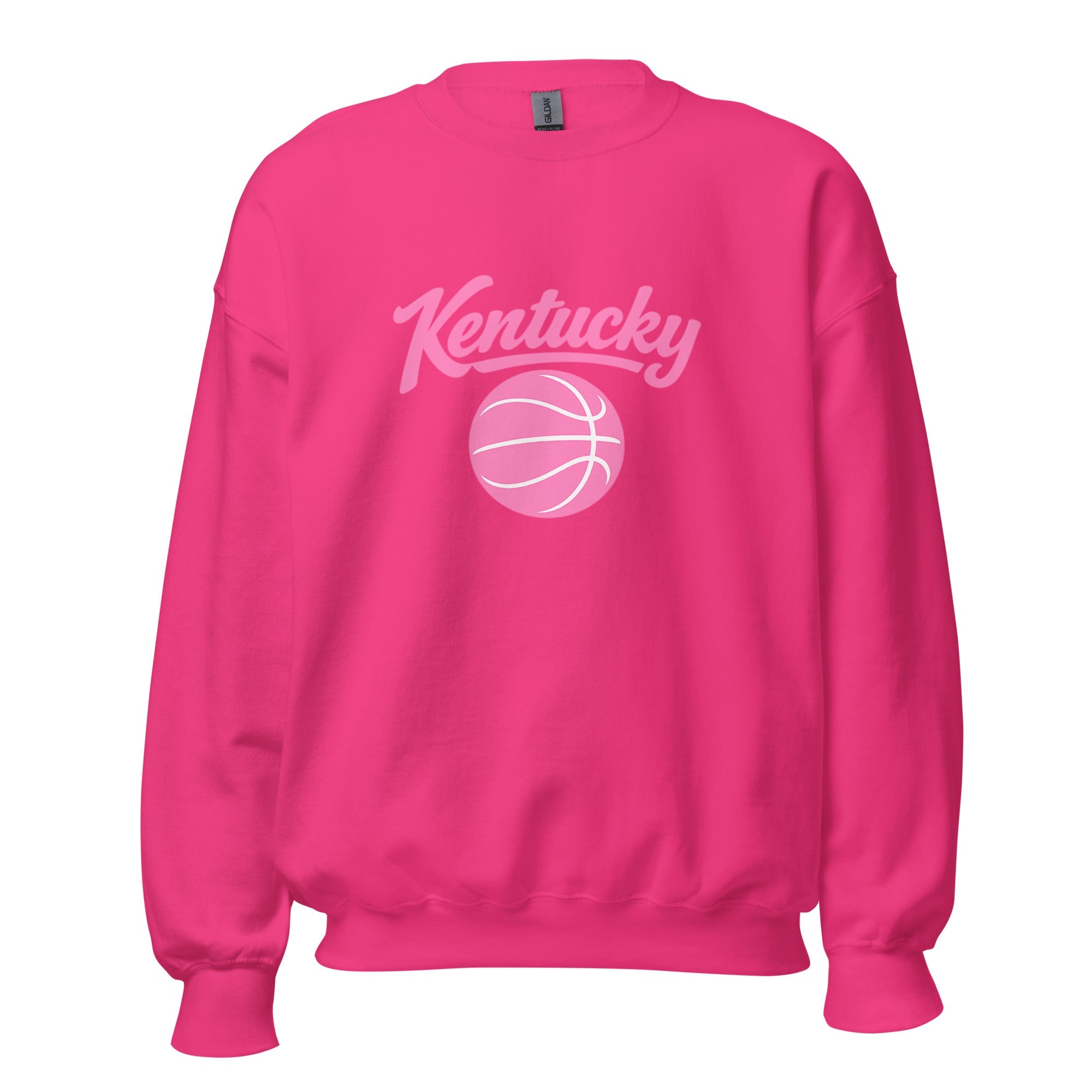 Kentucky Script Basketball Sweatshirt | Pink Design | Classic Fleece - Bluegrass Elite Apparel LLC