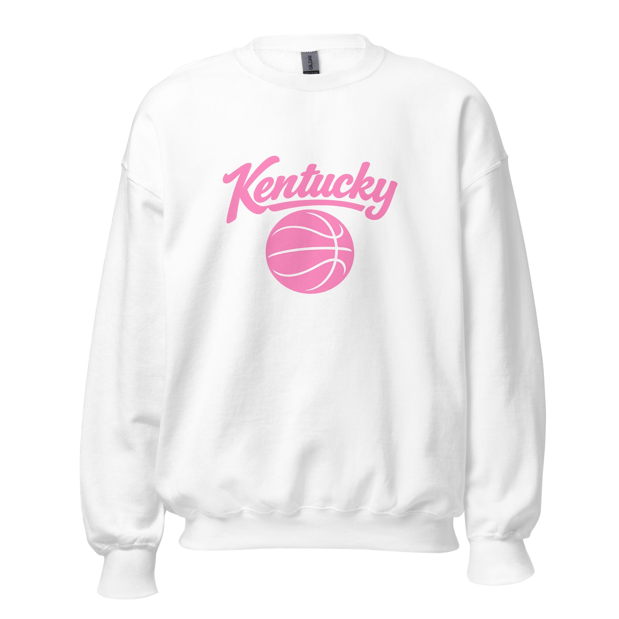 Kentucky Script Basketball Sweatshirt | Pink Design | Classic Fleece - Bluegrass Elite Apparel LLC
