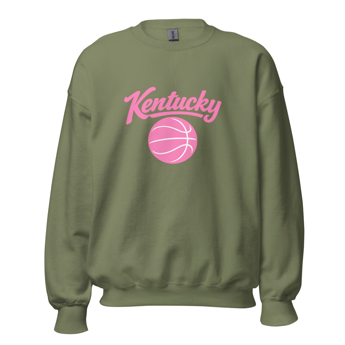 Kentucky Script Basketball Sweatshirt | Pink Design | Classic Fleece - Bluegrass Elite Apparel LLC
