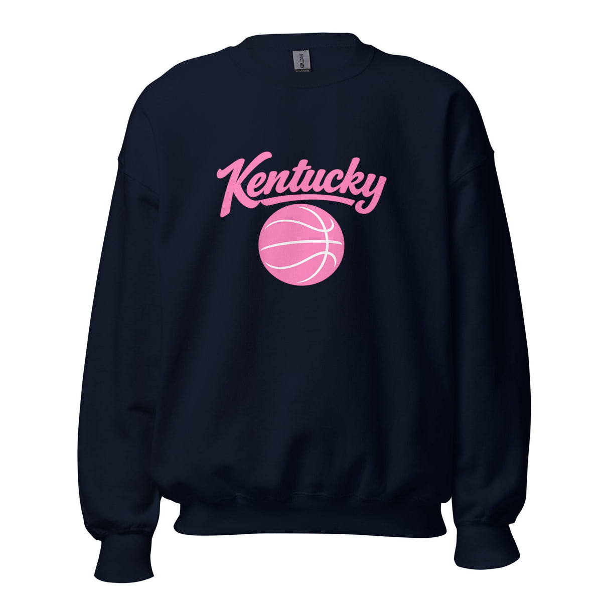 Kentucky Script Basketball Sweatshirt | Pink Design | Classic Fleece - Bluegrass Elite Apparel LLC