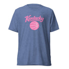 Kentucky Script Basketball T-Shirt | Pink Design | Elite Tri - Blend - Bluegrass Elite Apparel LLC
