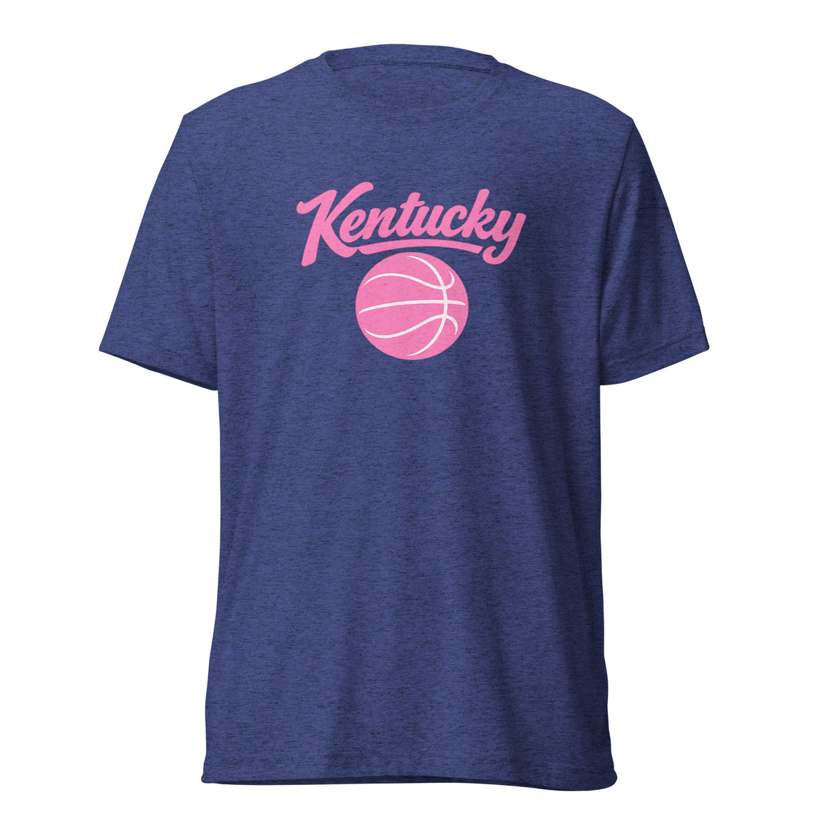 Kentucky Script Basketball T-Shirt | Pink Design | Elite Tri - Blend - Bluegrass Elite Apparel LLC