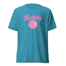 Kentucky Script Basketball T-Shirt | Pink Design | Elite Tri - Blend - Bluegrass Elite Apparel LLC