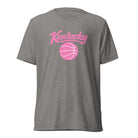 Kentucky Script Basketball T-Shirt | Pink Design | Elite Tri - Blend - Bluegrass Elite Apparel LLC