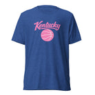 Kentucky Script Basketball T-Shirt | Pink Design | Elite Tri - Blend - Bluegrass Elite Apparel LLC